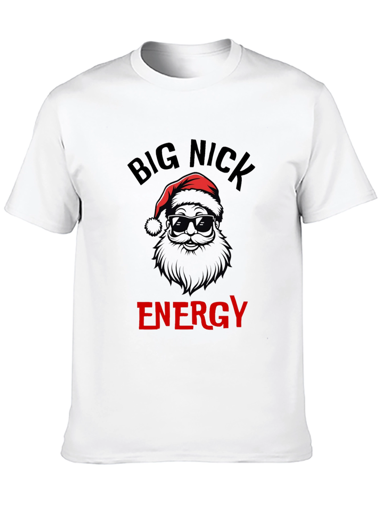 Big Nick Energy Santa Graphic T-Shirt