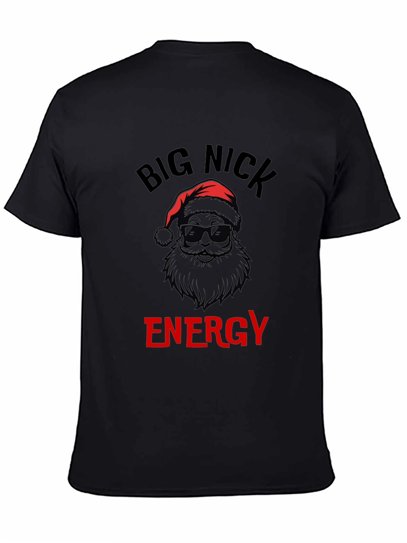 Big Nick Energy Santa Graphic T-Shirt