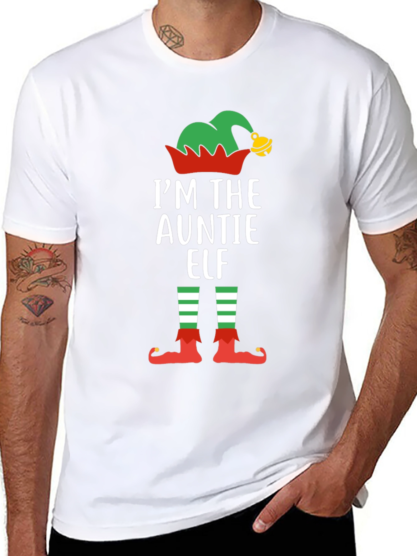 Im The Auntie Elf Christmas T-Shirt