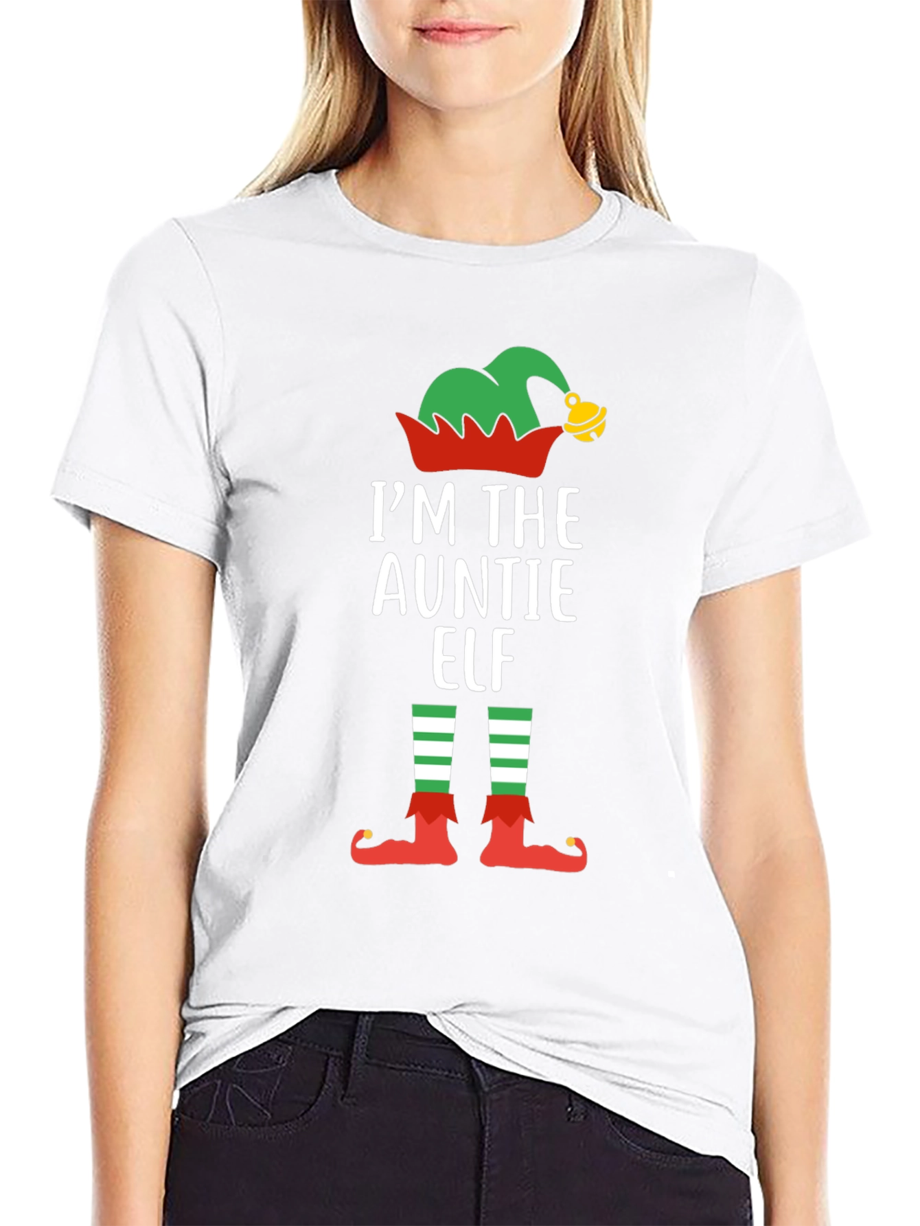 Im The Auntie Elf Christmas T-Shirt