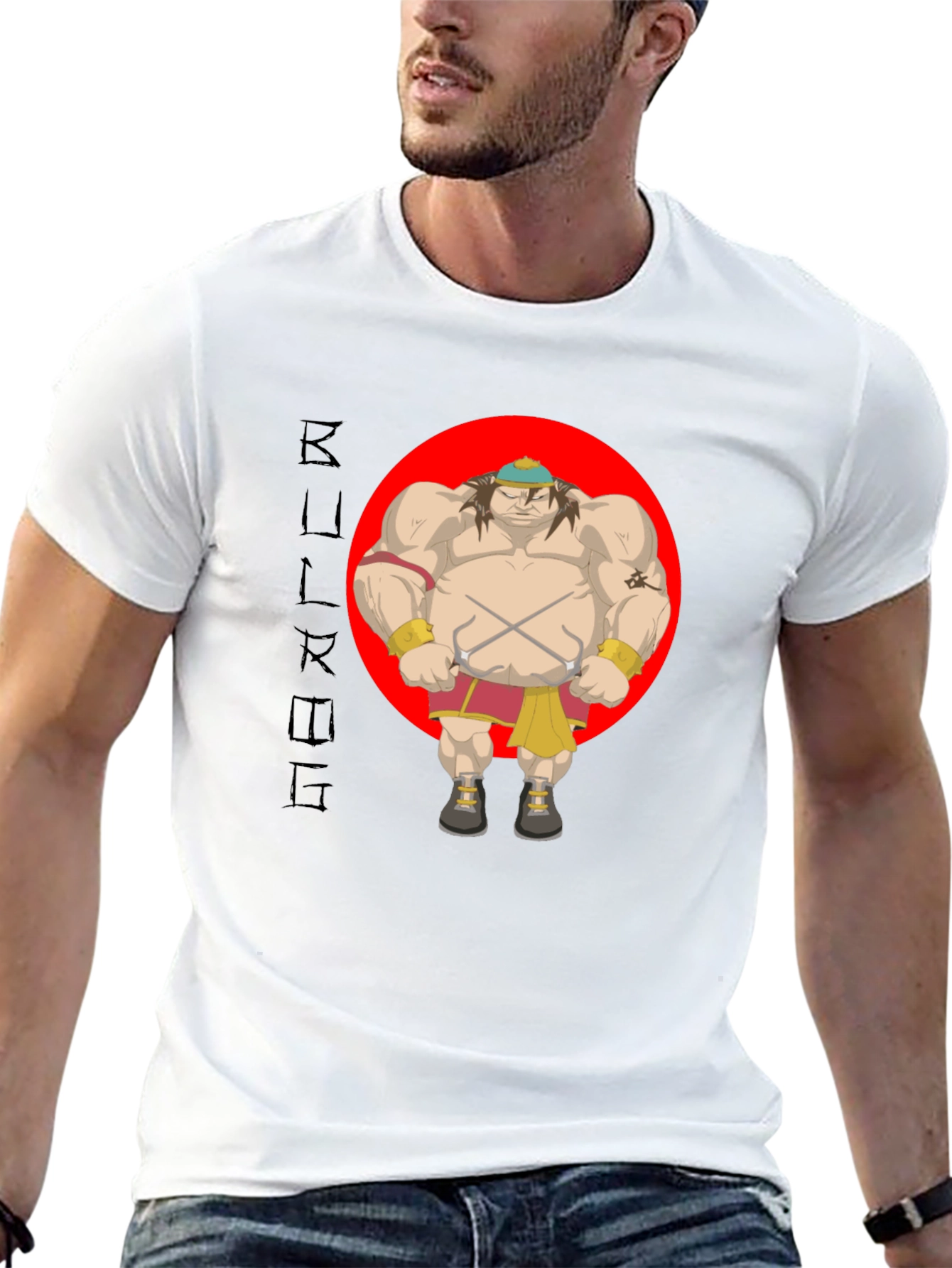 Bulky Warrior T-Shirt - Unique Graphic Tee