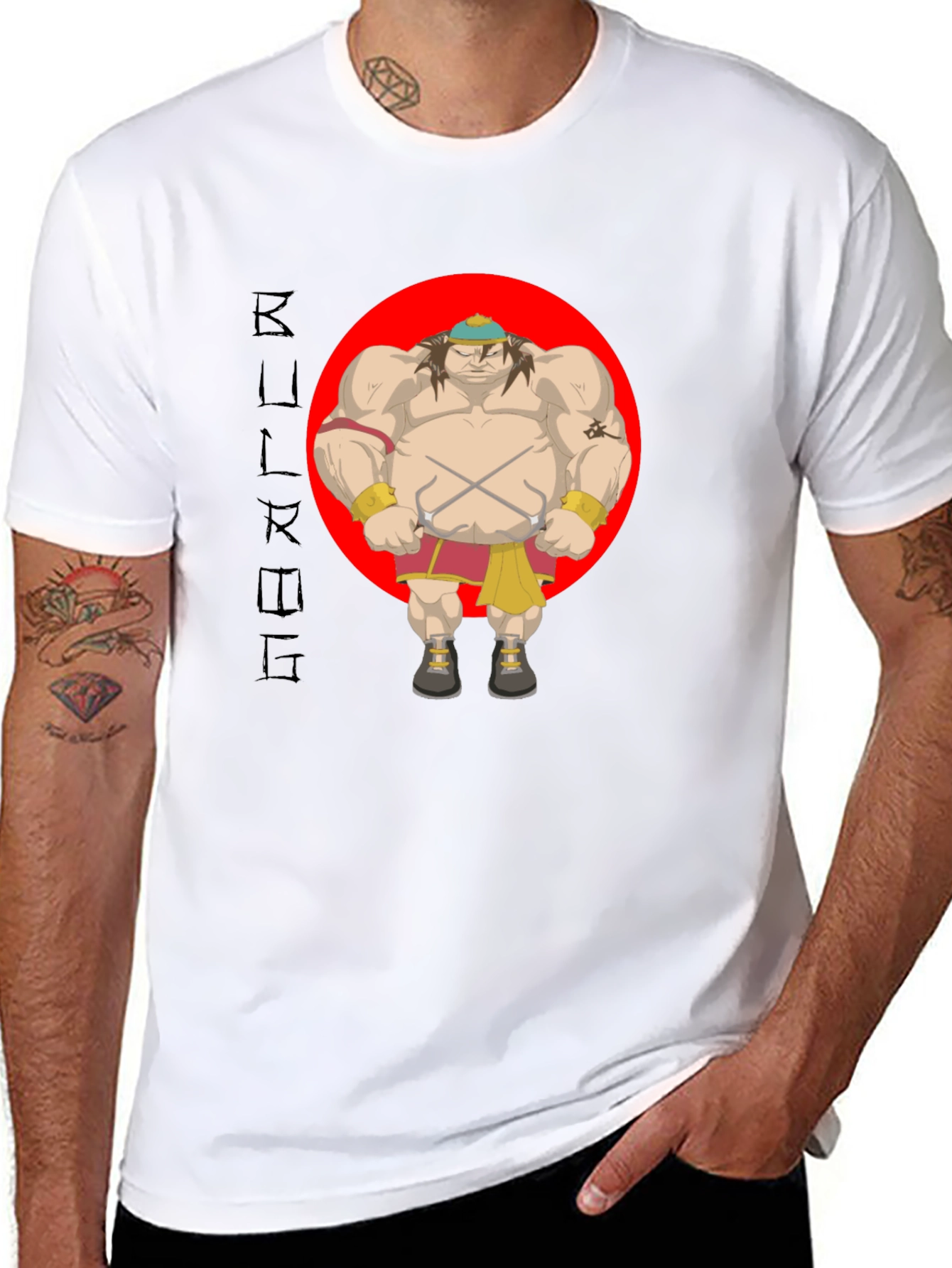 Bulky Warrior T-Shirt - Unique Graphic Tee