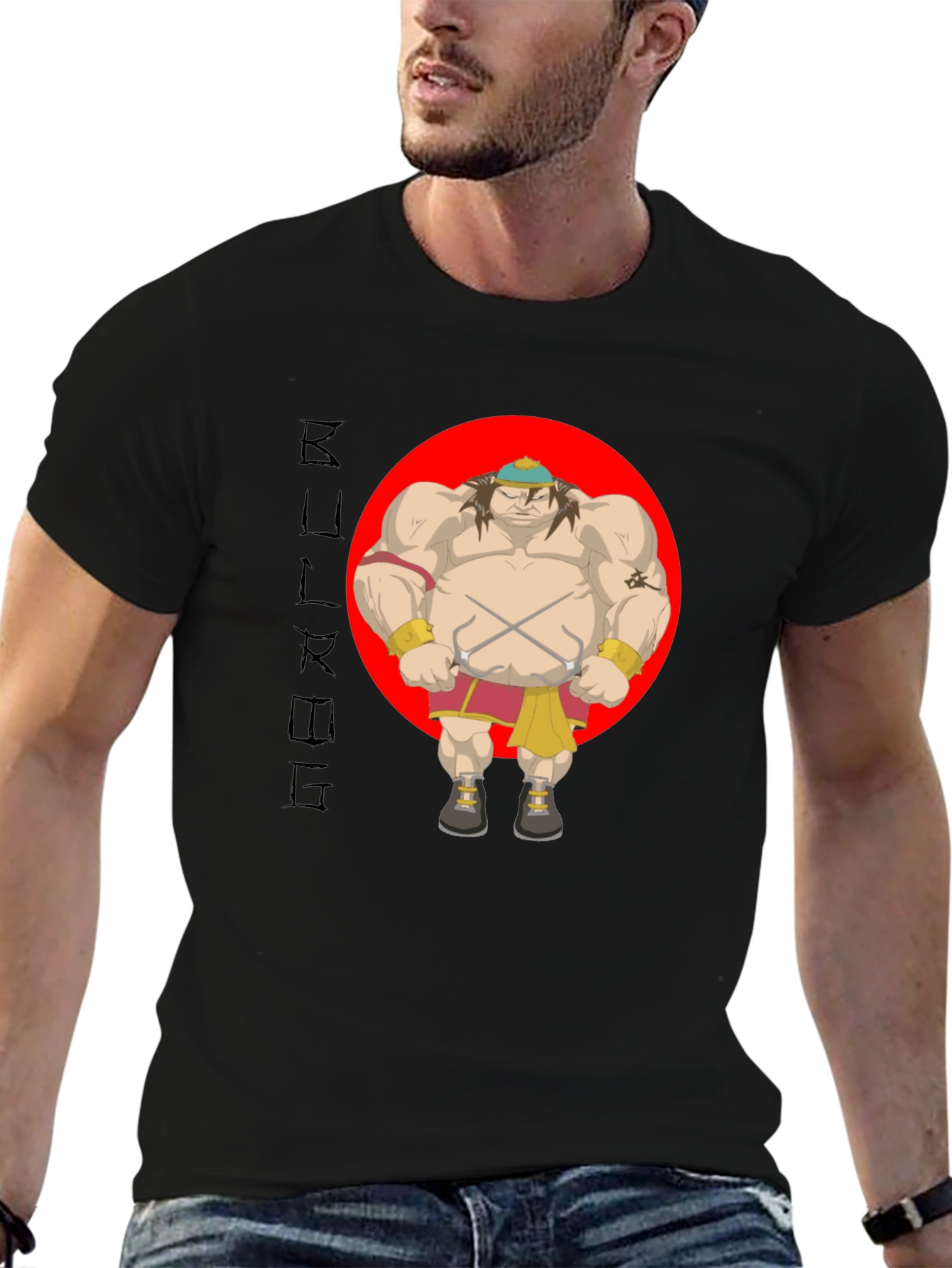 Bulky Warrior T-Shirt - Unique Graphic Tee