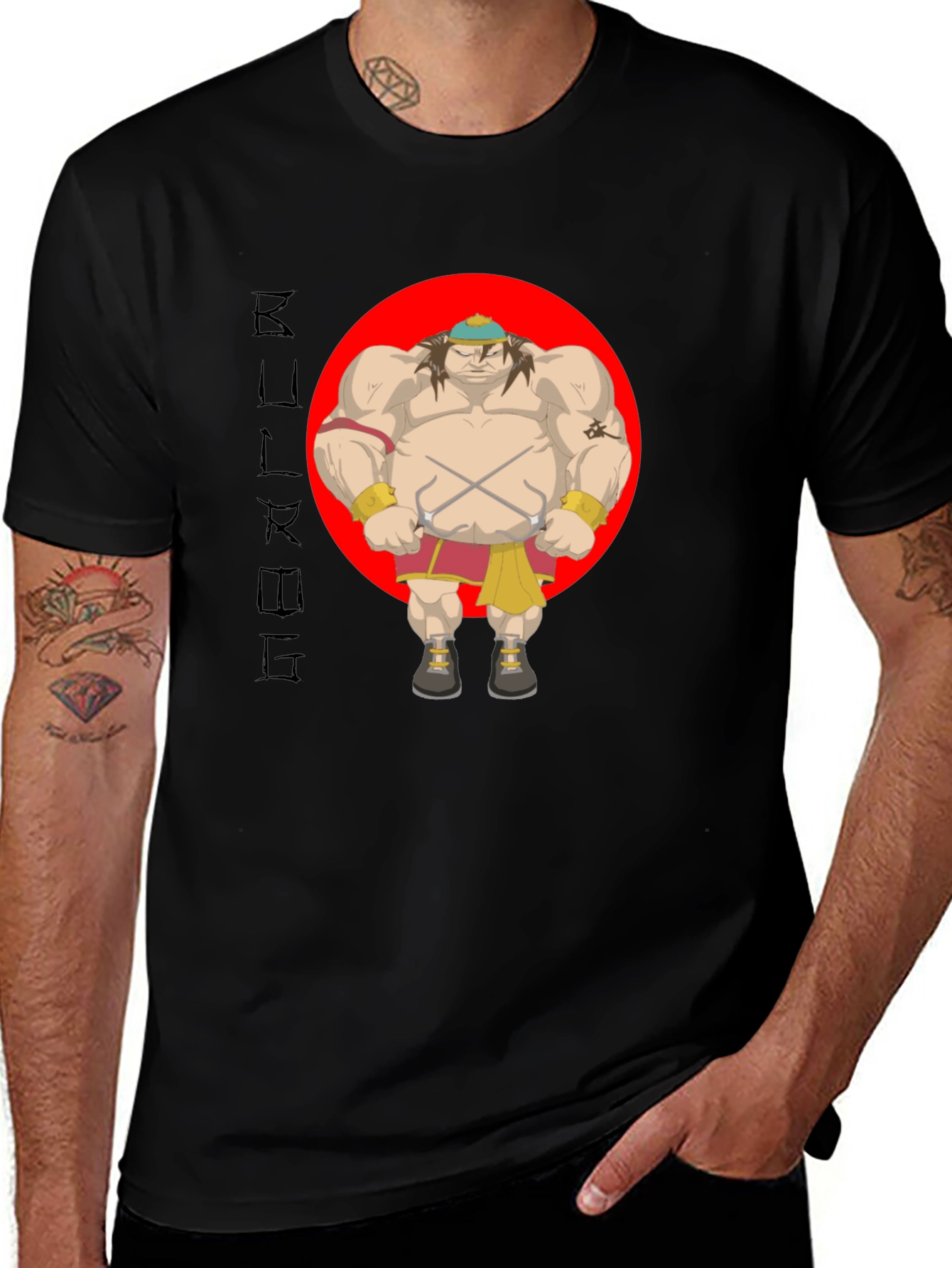 Bulky Warrior T-Shirt - Unique Graphic Tee