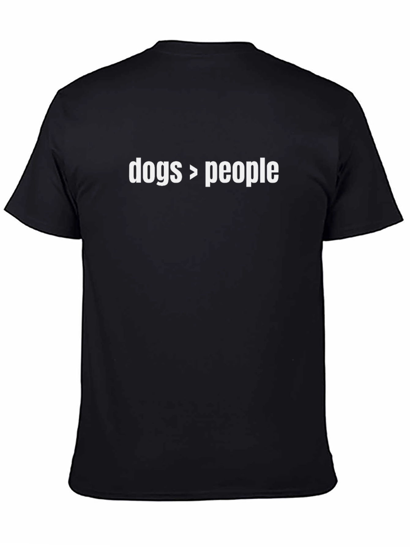 Dogs > People Graphic Tee - Soft Cotton Blend