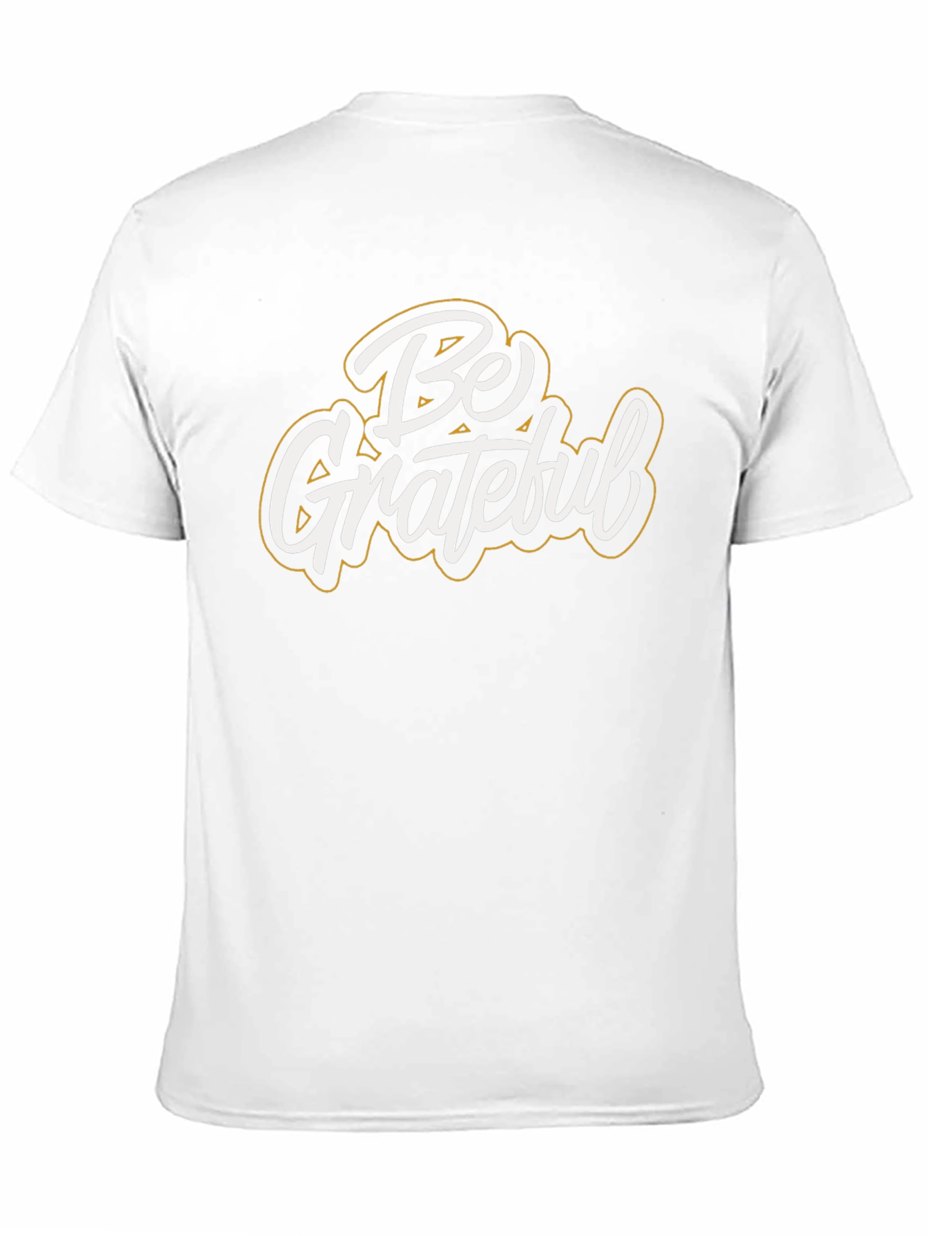 Be Grateful Graphic Tee - Black Casual T-Shirt