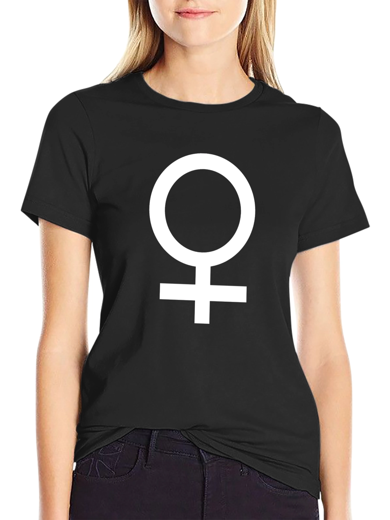 Venus Symbol Black T-Shirt