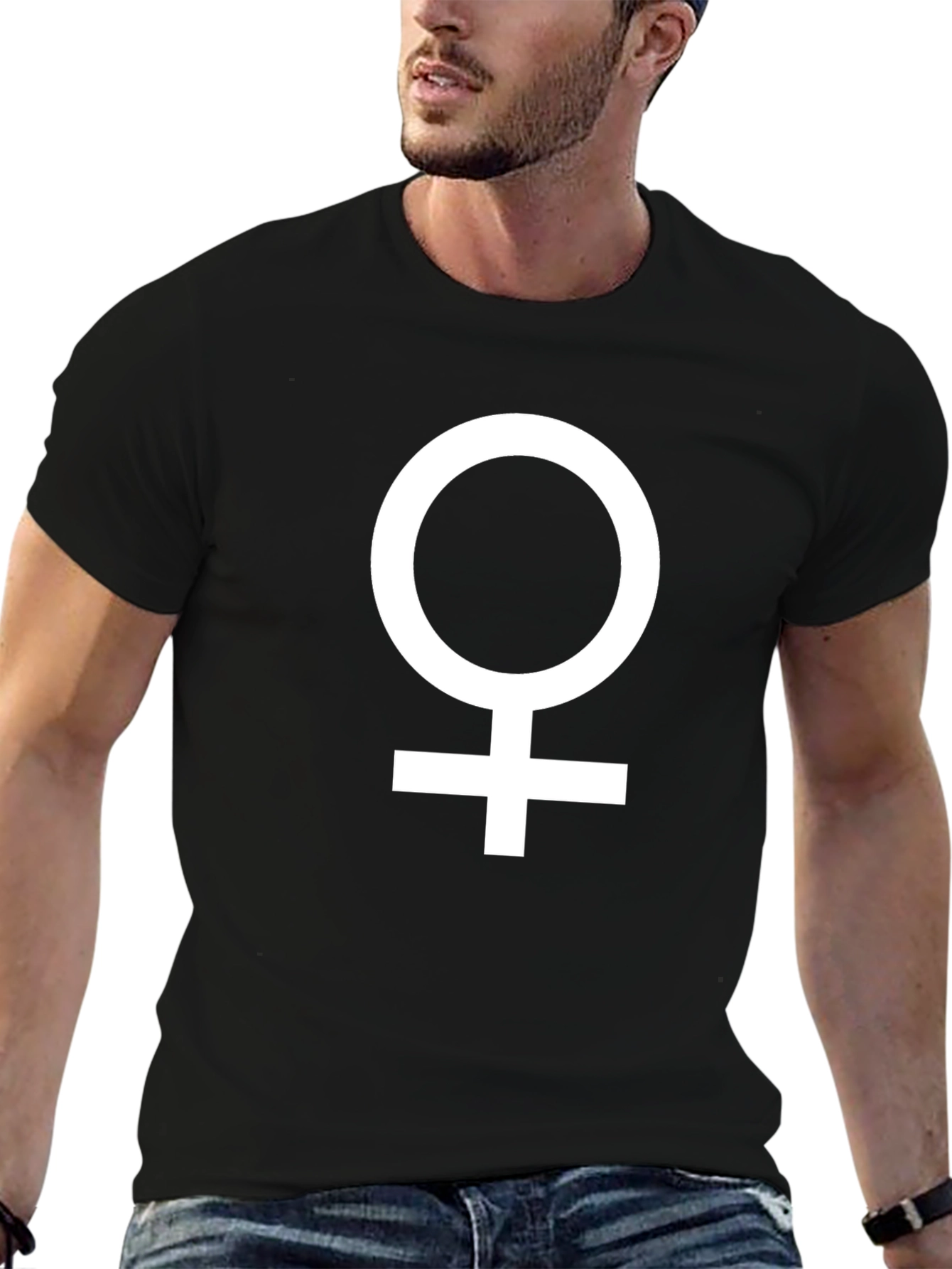 Venus Symbol Black T-Shirt
