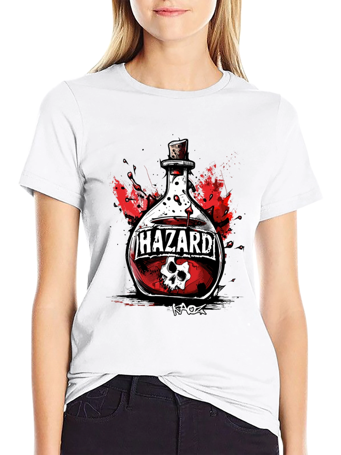Hazard Poison T-Shirt - Skull Graphic Tee