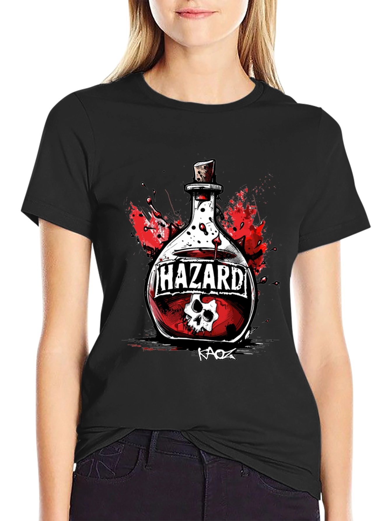 Hazard Poison T-Shirt - Skull Graphic Tee