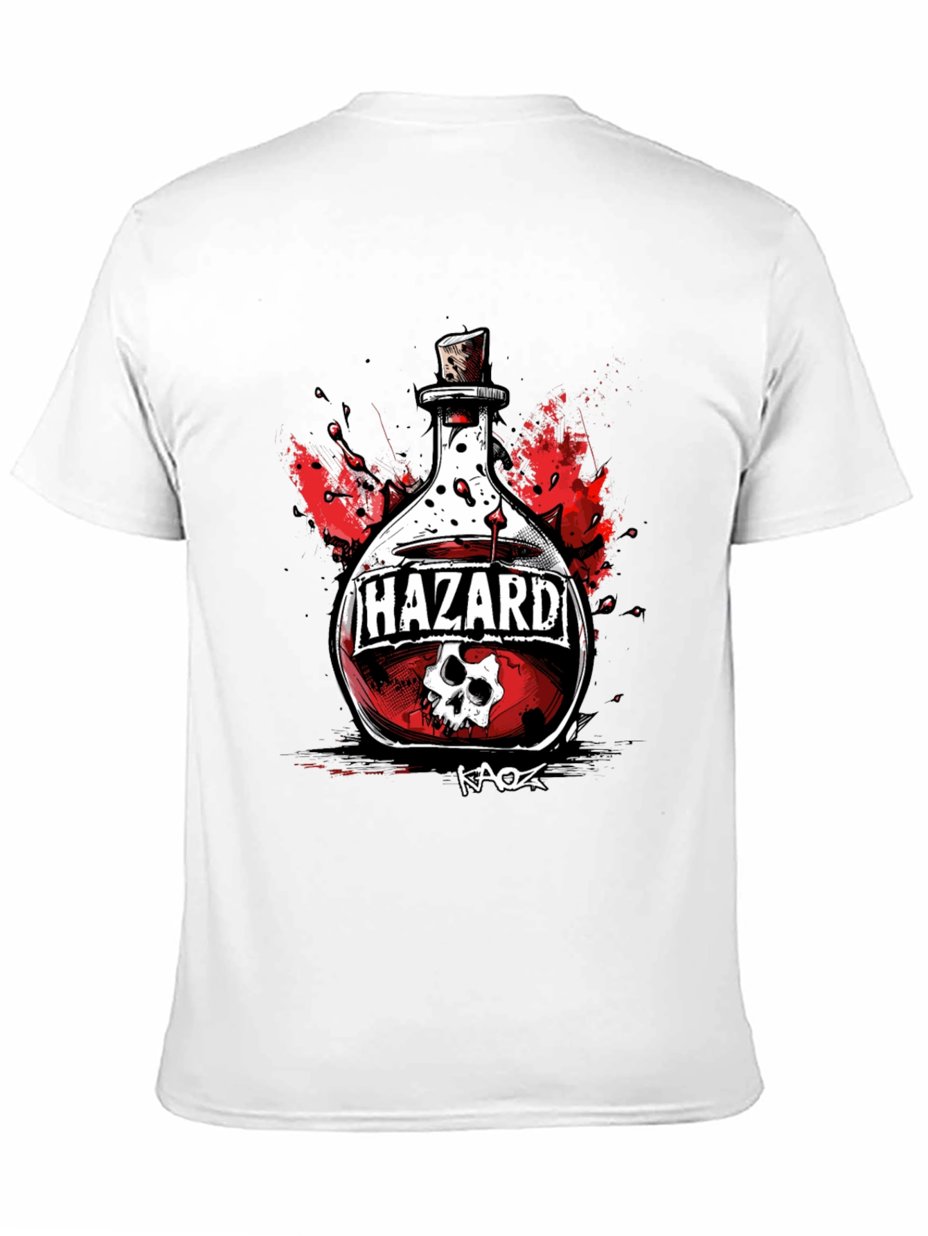 Hazard Poison T-Shirt - Skull Graphic Tee