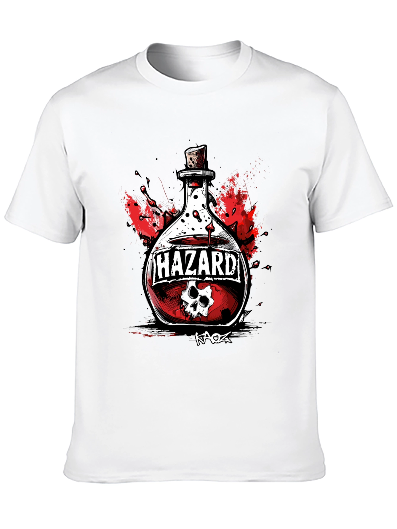 Hazard Poison T-Shirt - Skull Graphic Tee