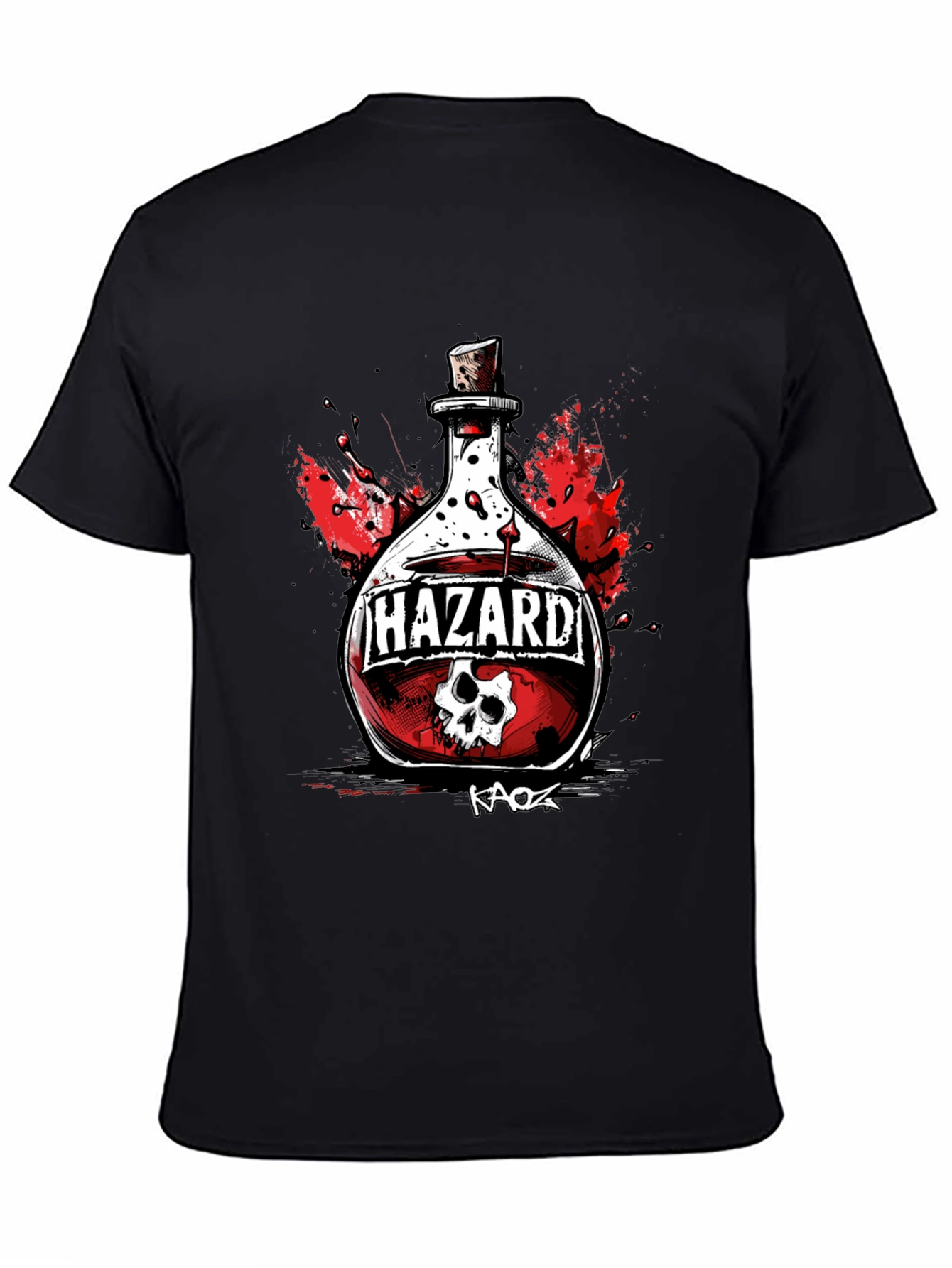 Hazard Poison T-Shirt - Skull Graphic Tee