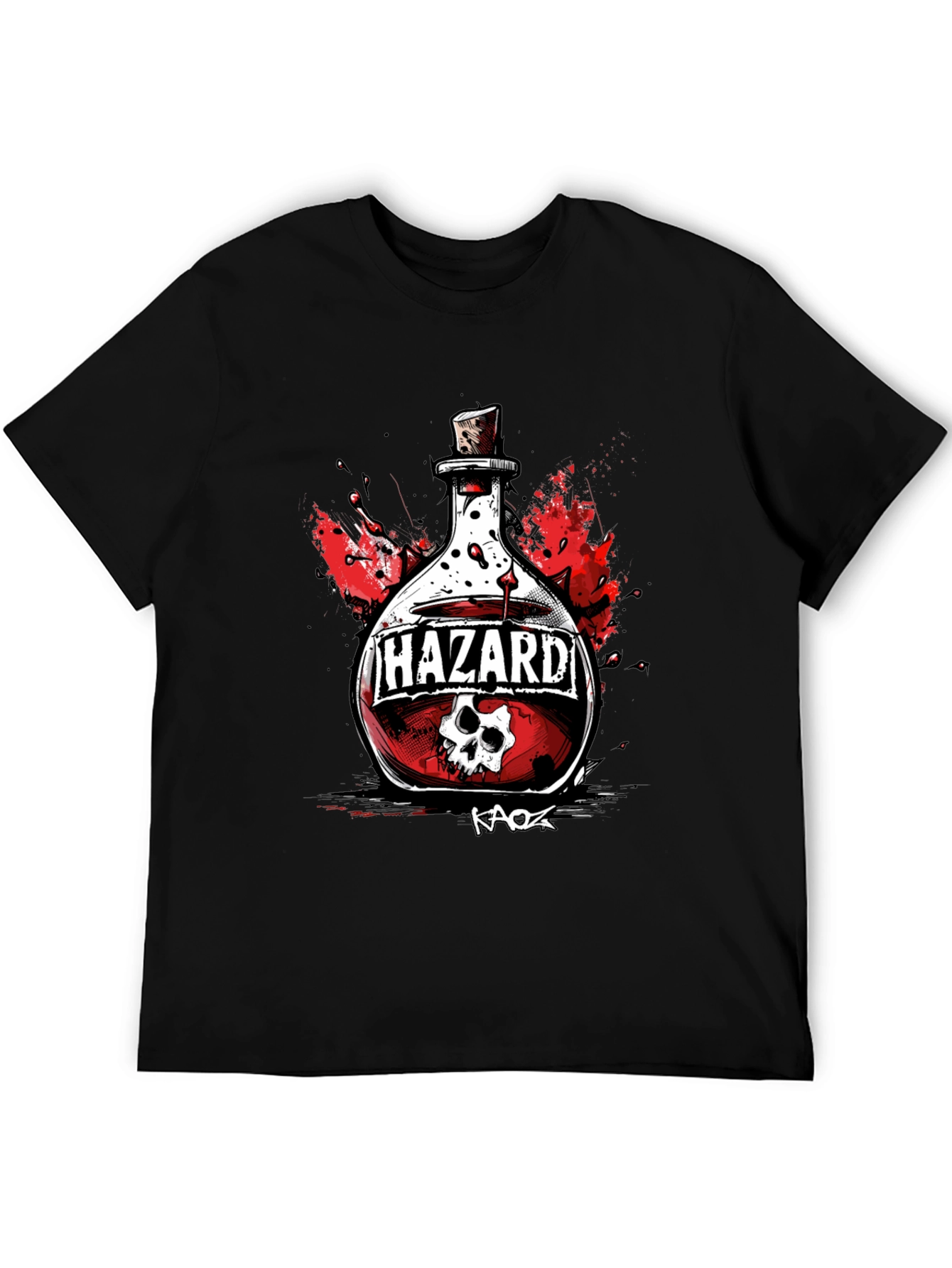 Hazard Poison T-Shirt - Skull Graphic Tee