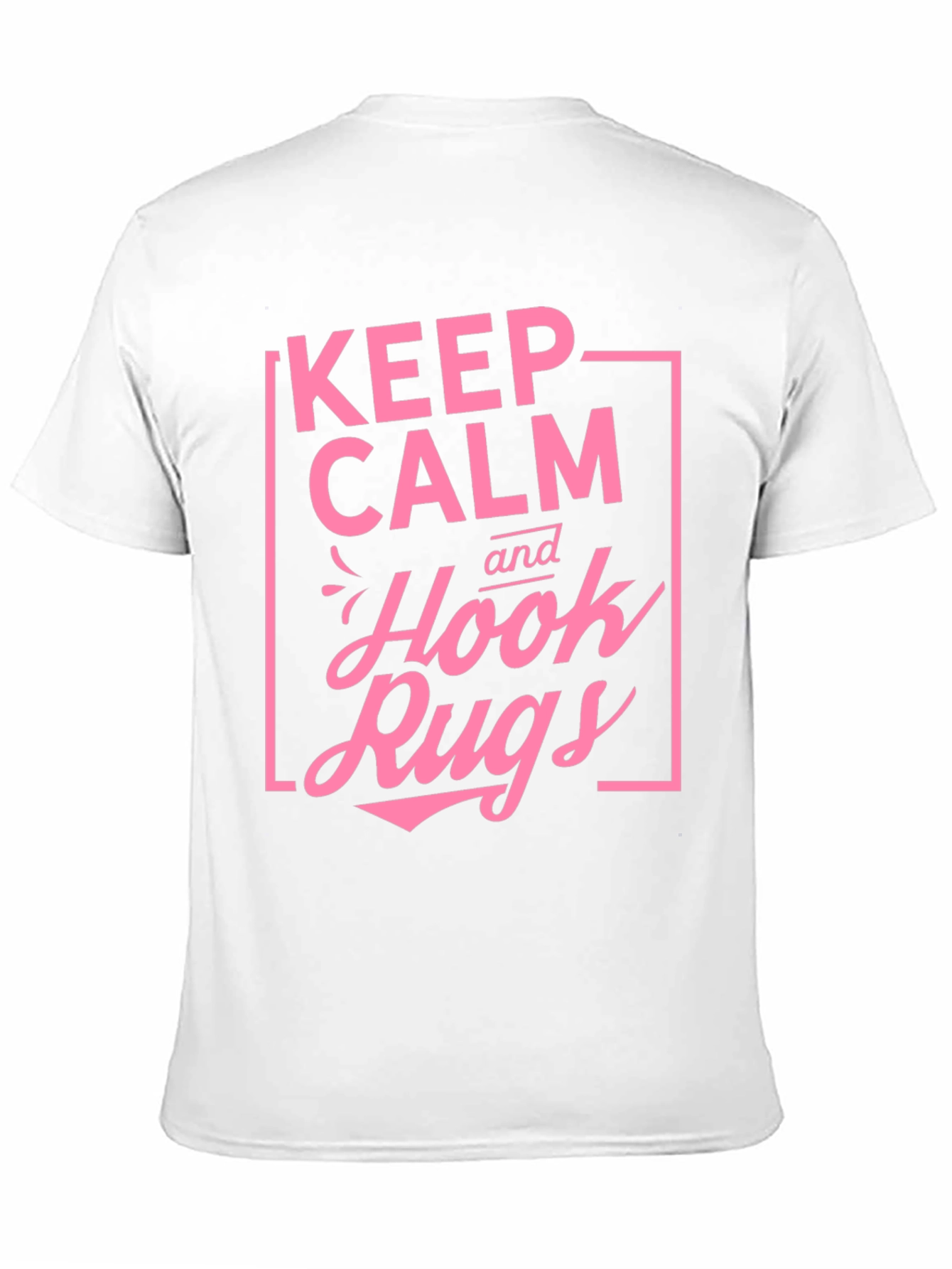 Keep Calm and Hook Rugs Black T-Shirt