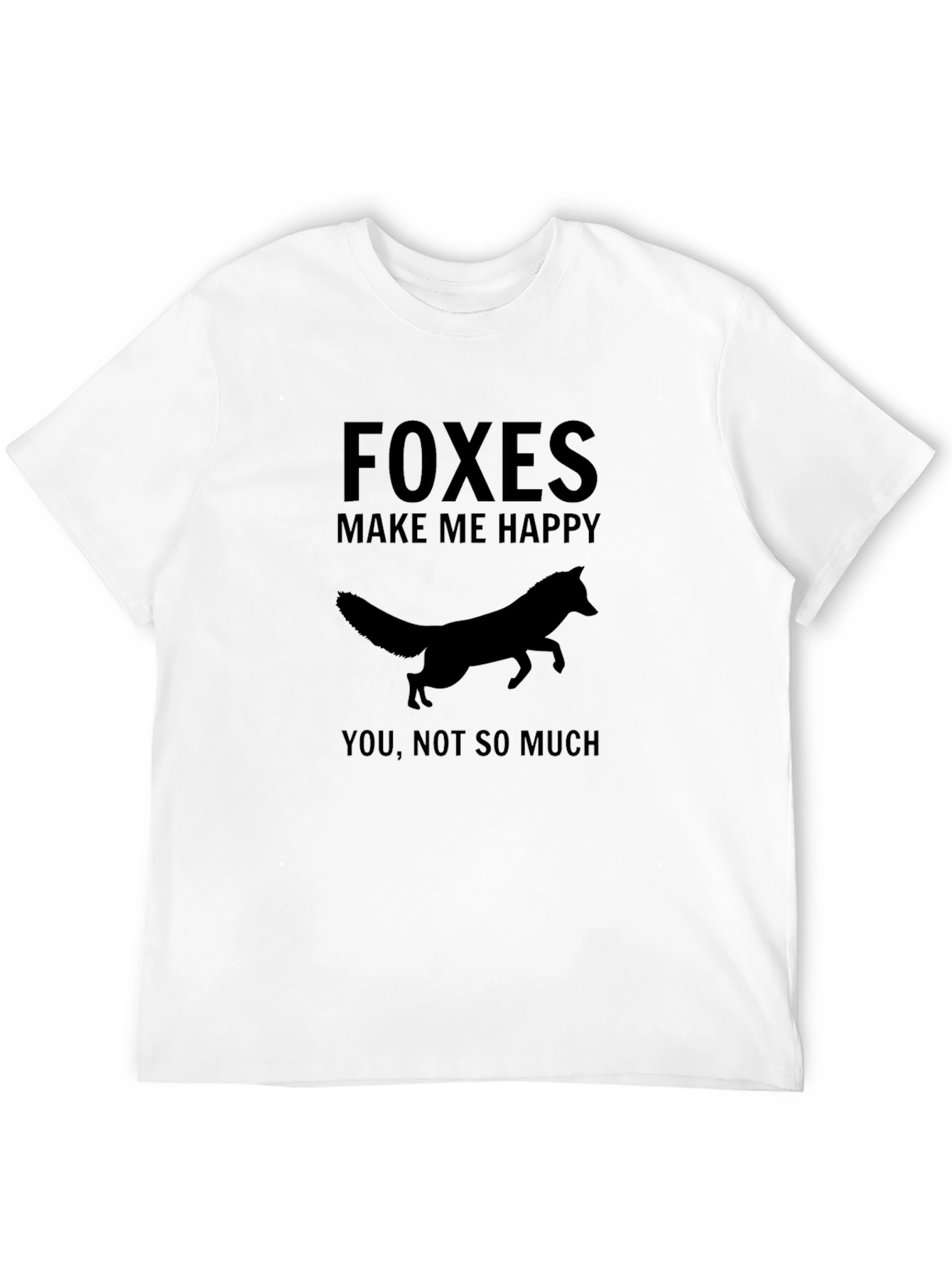 Foxes Make Me Happy T-Shirt - Unisex