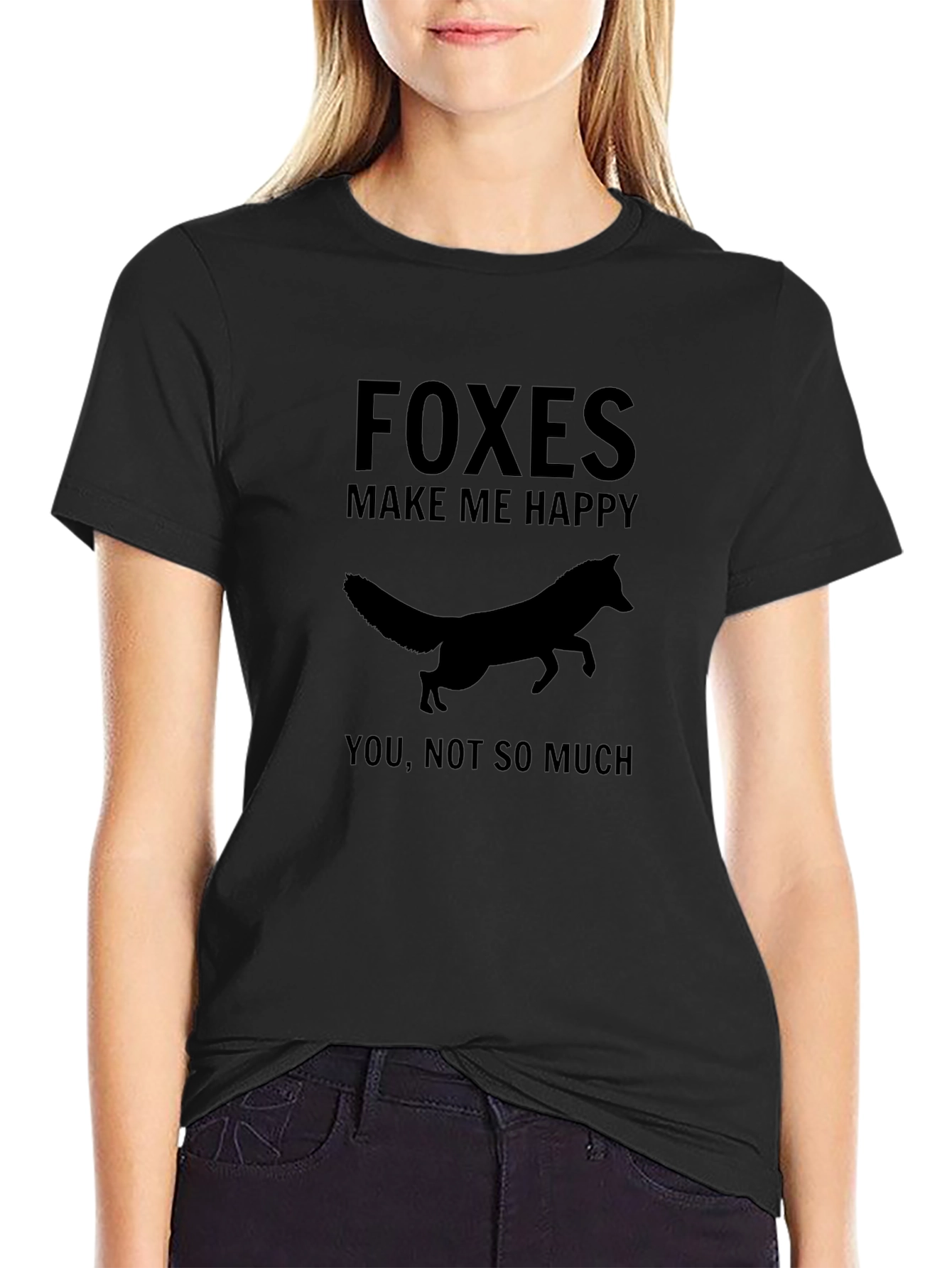 Foxes Make Me Happy T-Shirt - Unisex