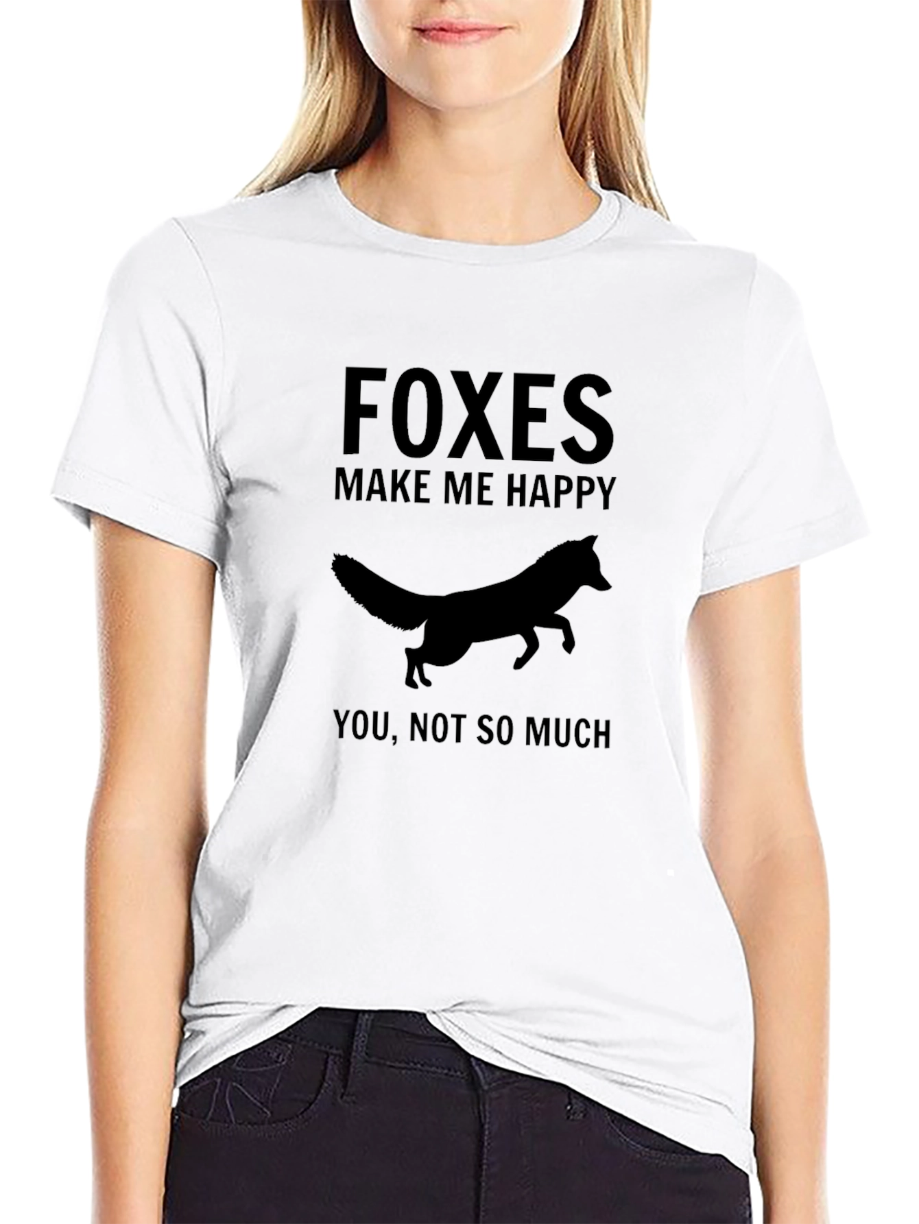 Foxes Make Me Happy T-Shirt - Unisex