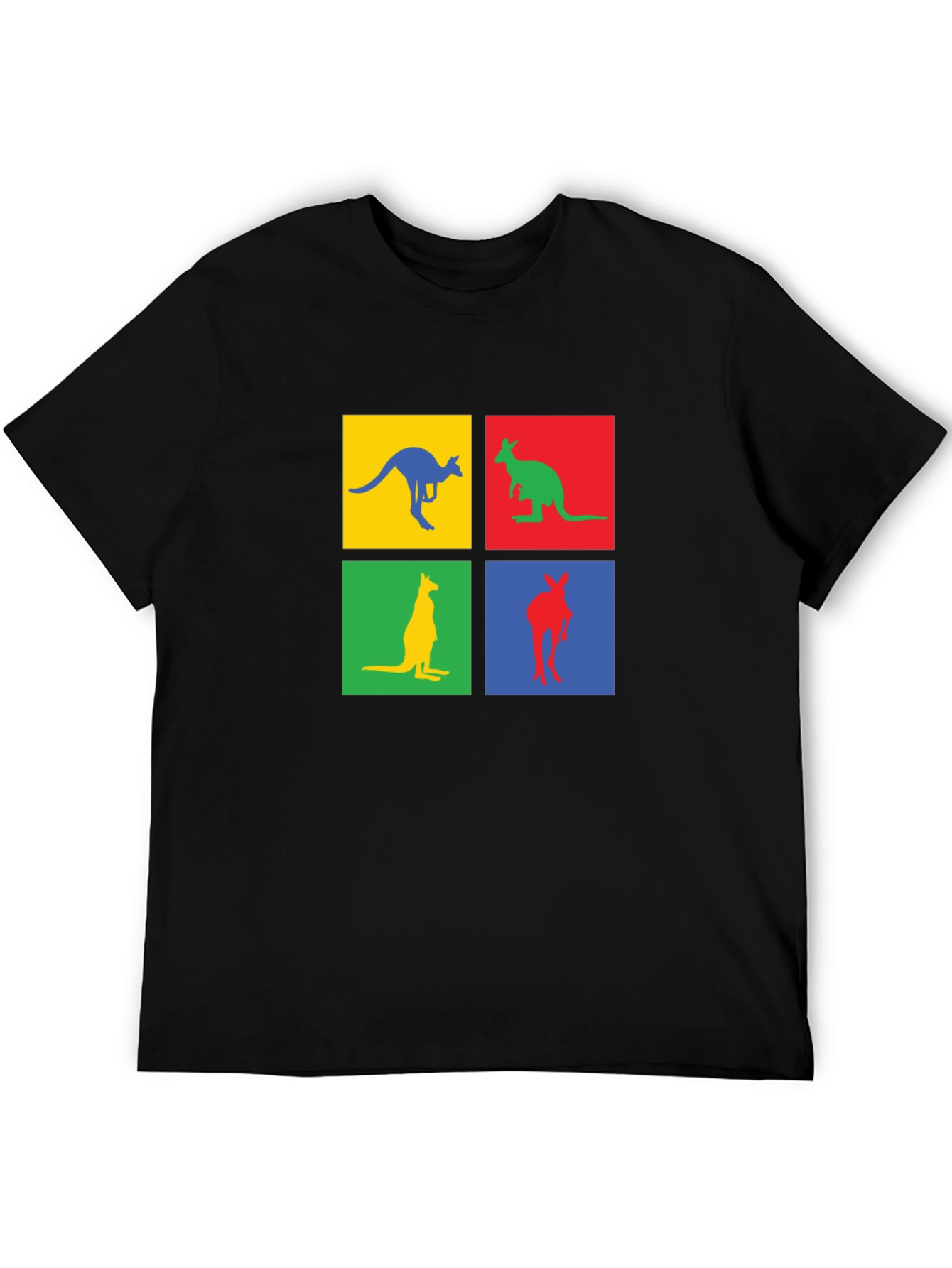 Kangaroo Graphic Tee - Fun Aussie Style!