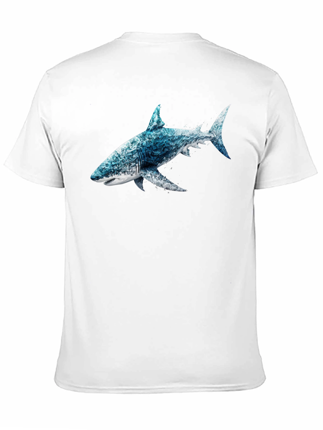 Ocean Wave Shark Graphic T-Shirt