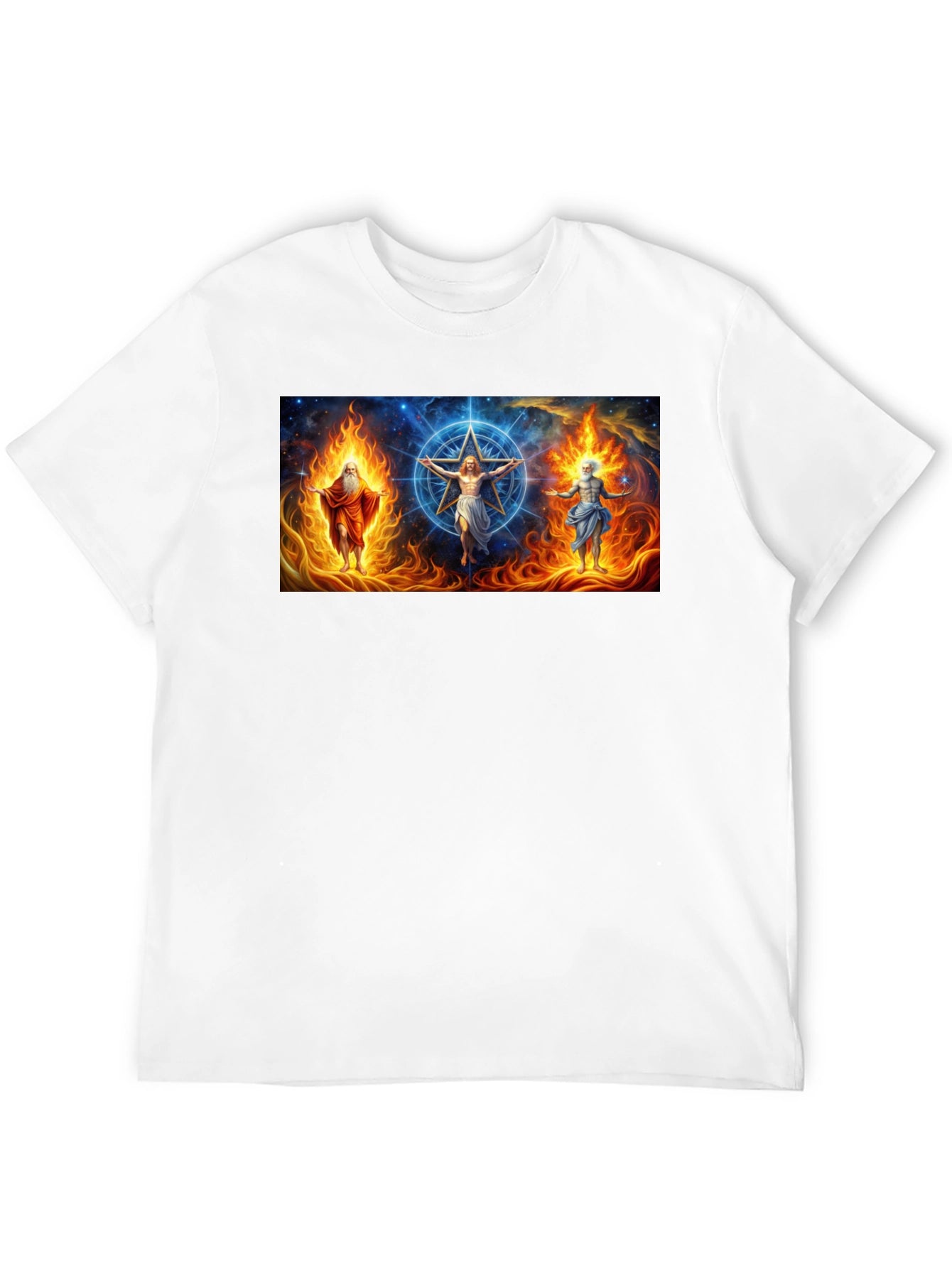 Mystic Trio Mens Black Graphic Tee