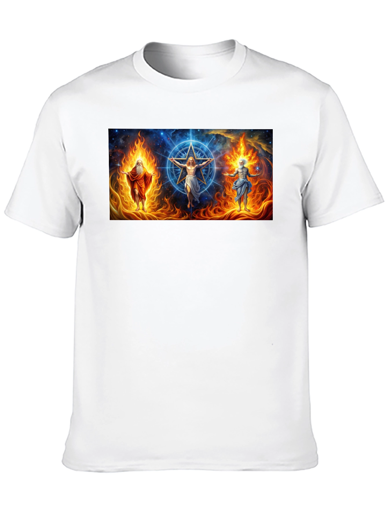 Mystic Trio Mens Black Graphic Tee