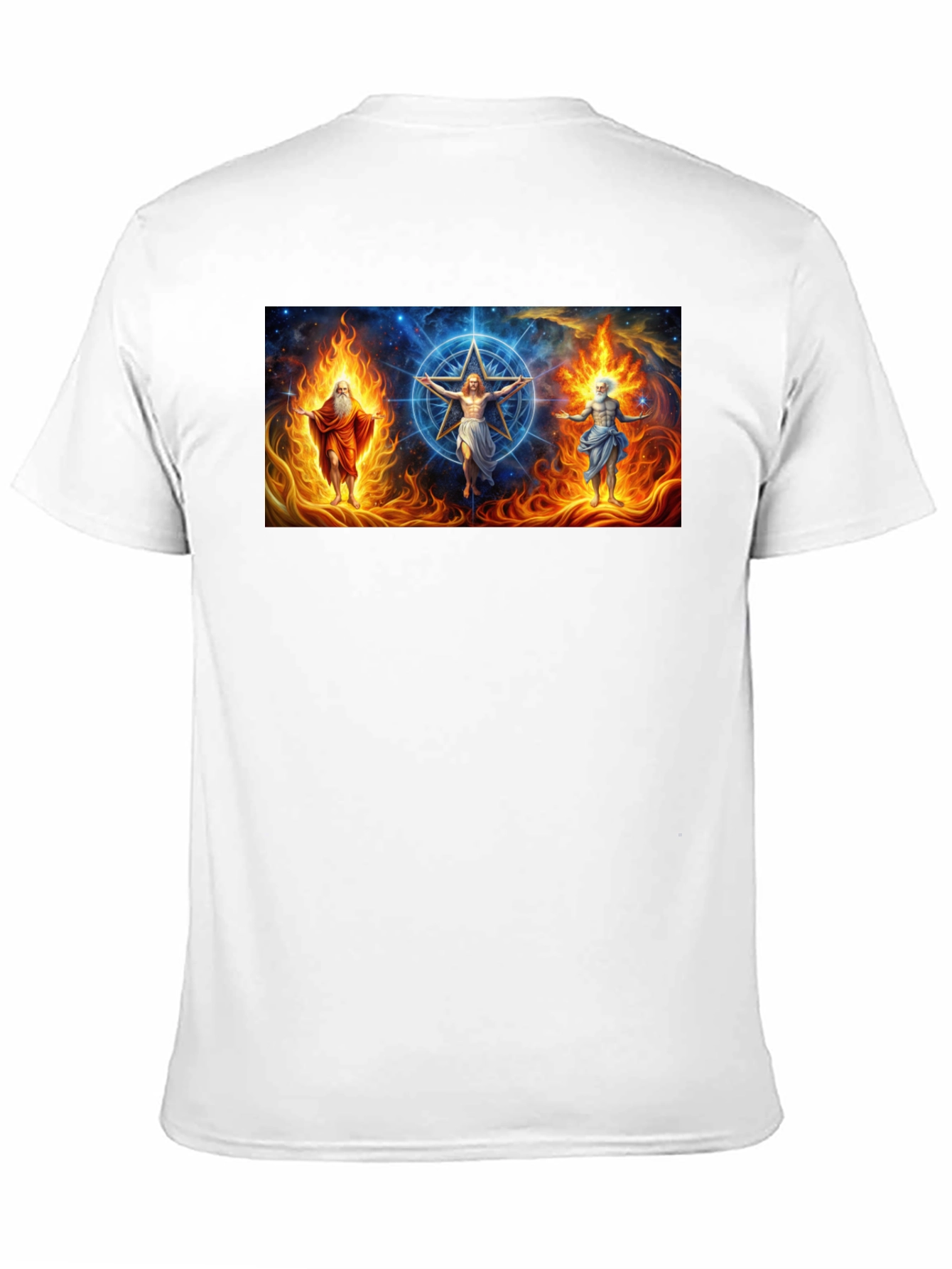 Mystic Trio Mens Black Graphic Tee