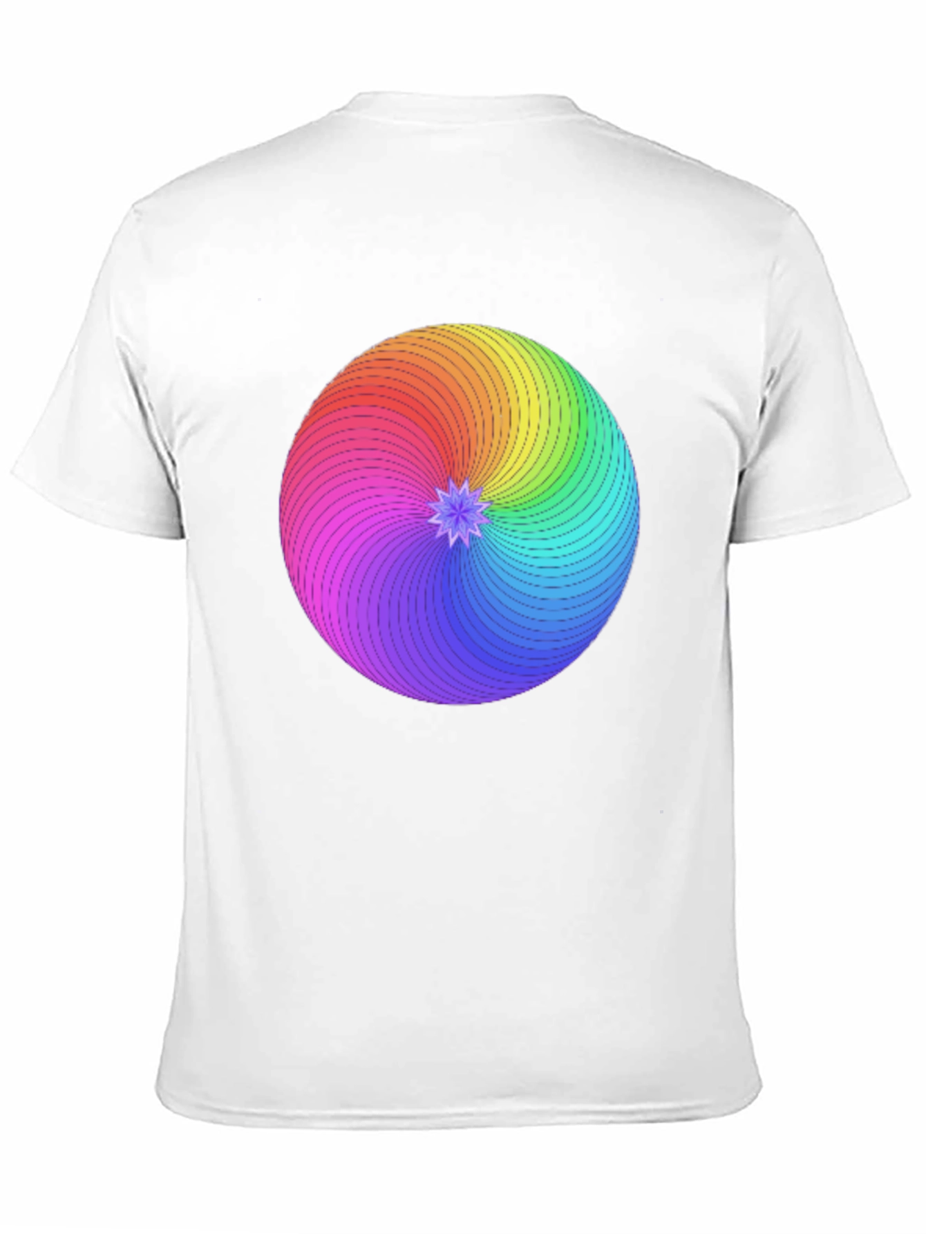 Rainbow Swirl Graphic T-Shirt