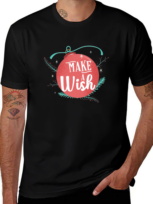Make a Wish Ornament Graphic Tee - Holiday Fun