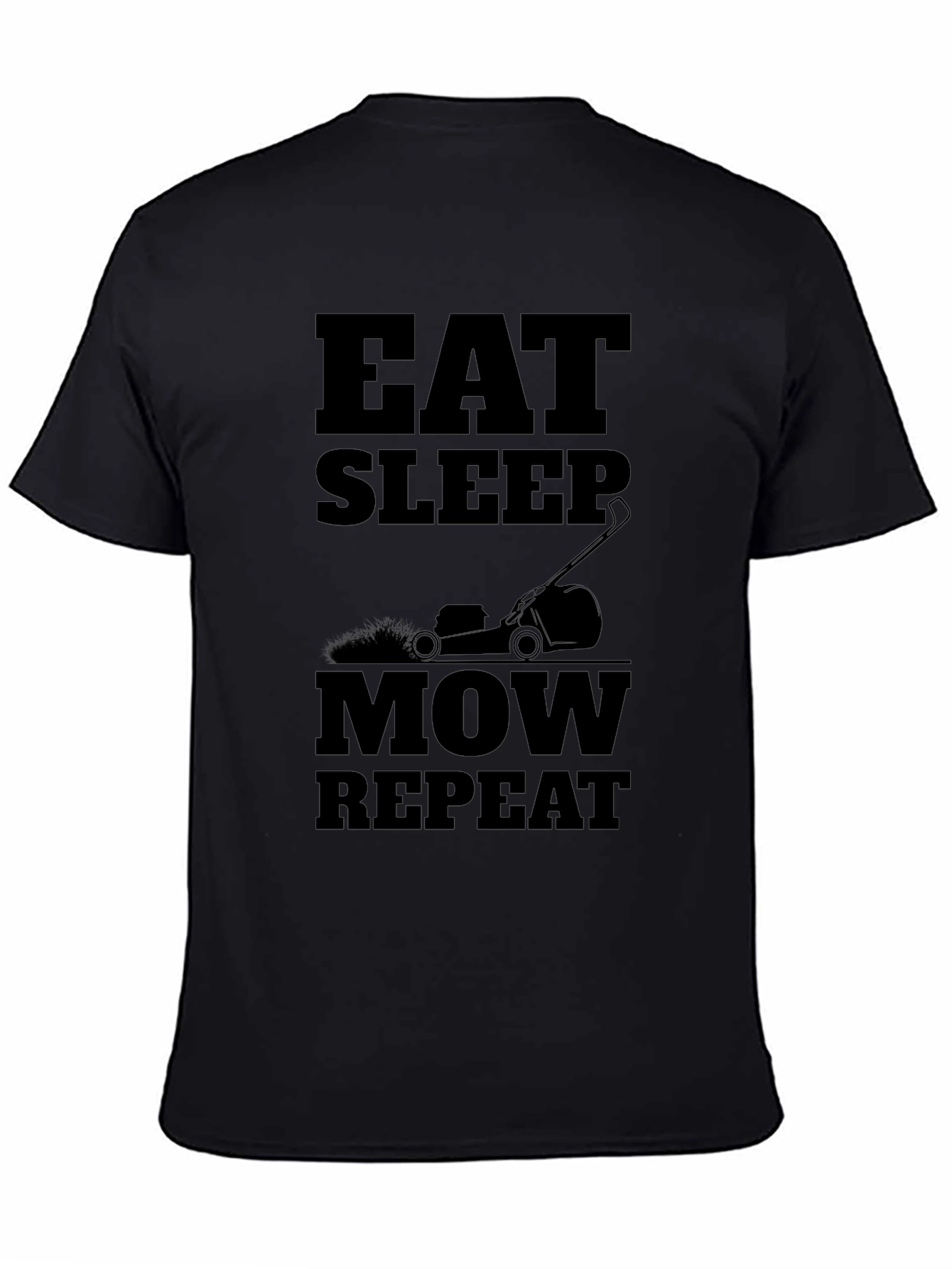 Eat Sleep Mow Repeat Graphic Tee