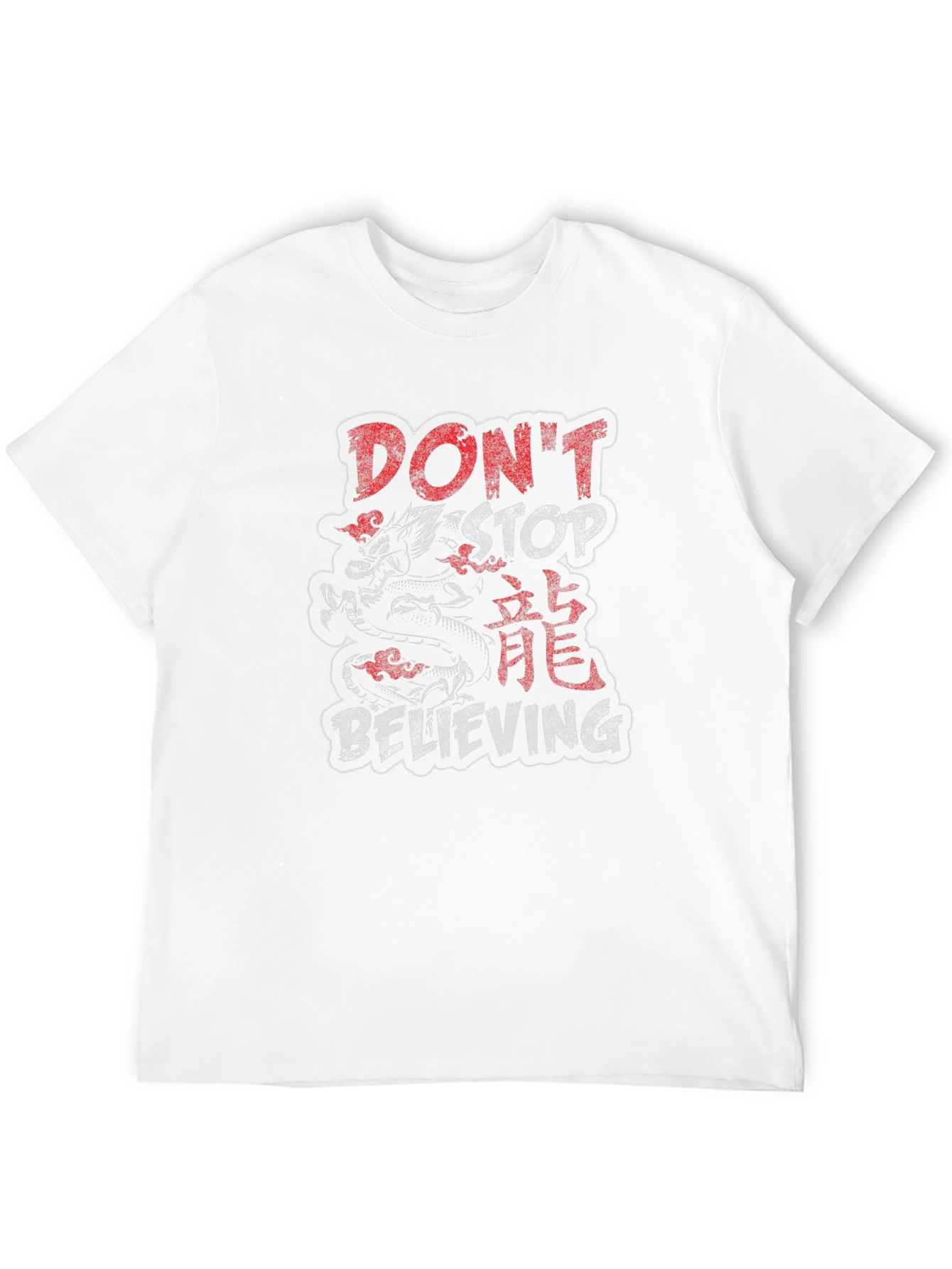 Dragon Dont Stop Believing Black T-Shirt