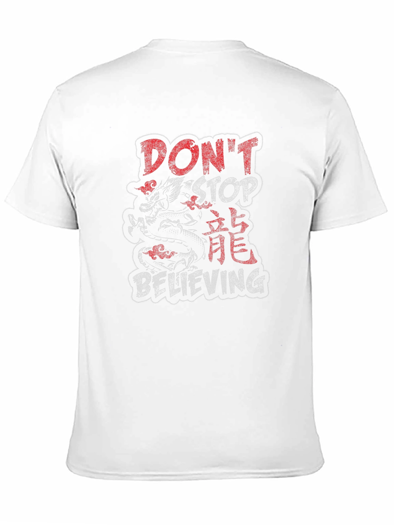 Dragon Dont Stop Believing Black T-Shirt