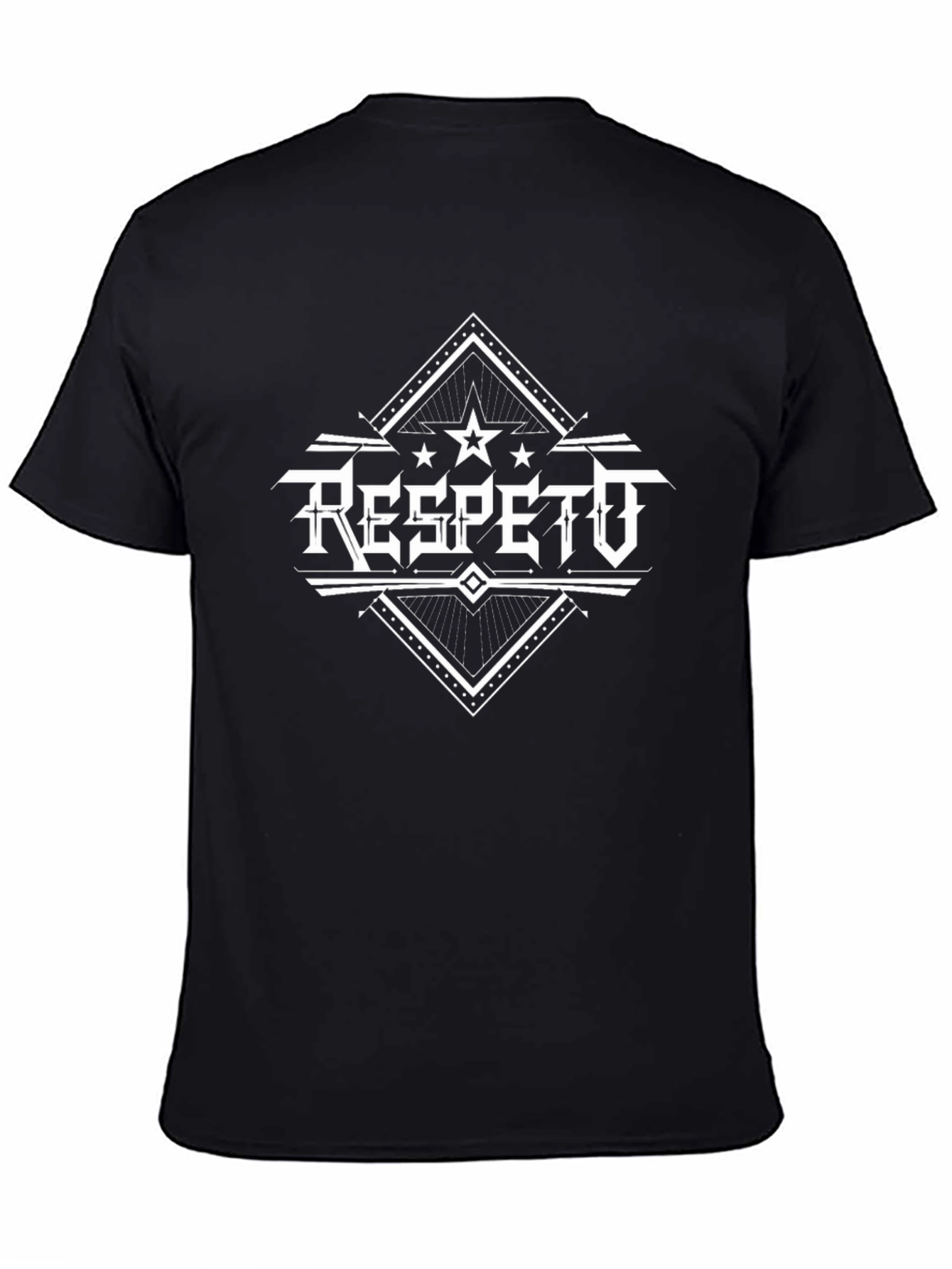 Respeto Graphic Tee - Black Crew Neck T-Shirt