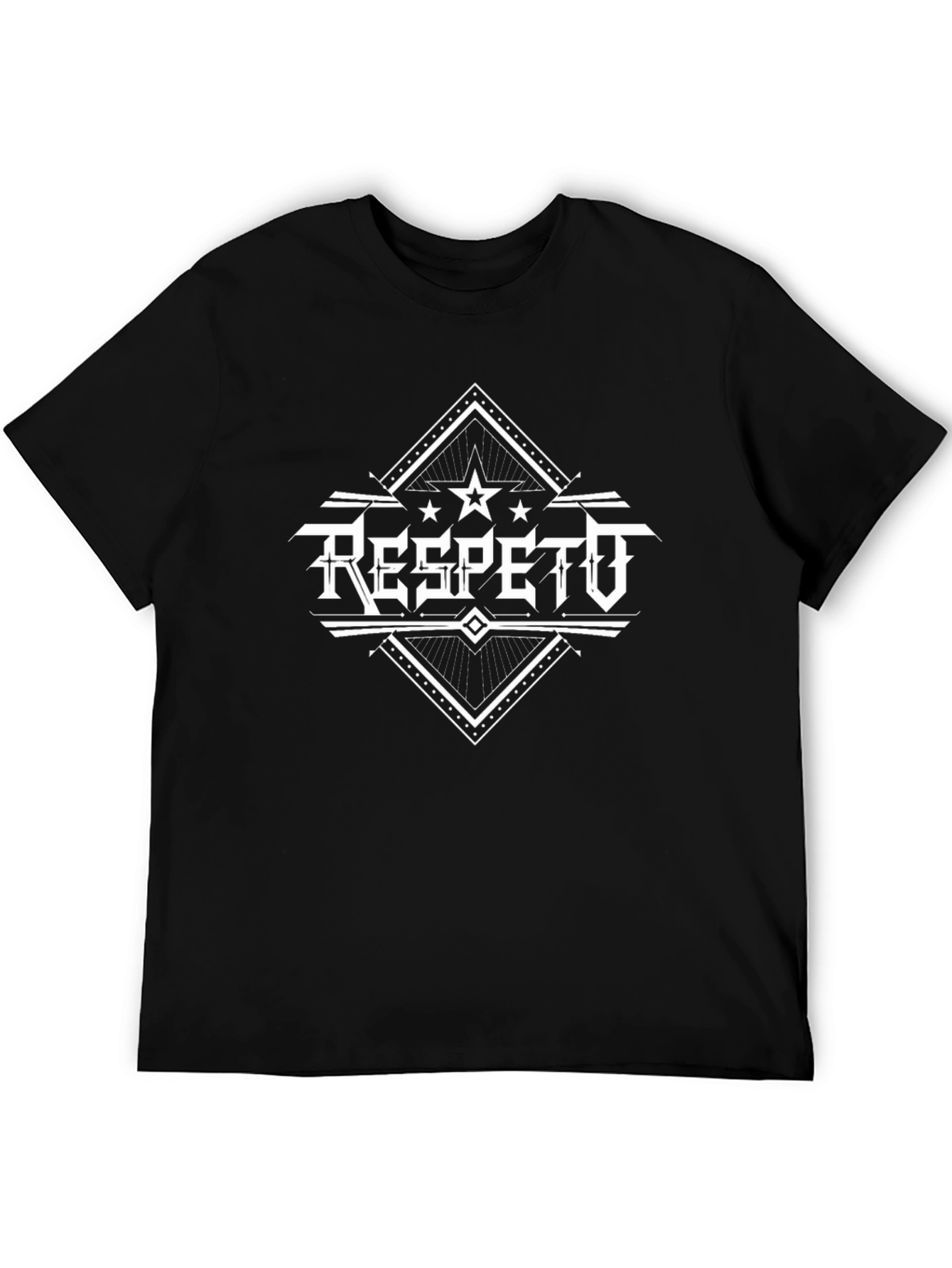 Respeto Graphic Tee - Black Crew Neck T-Shirt