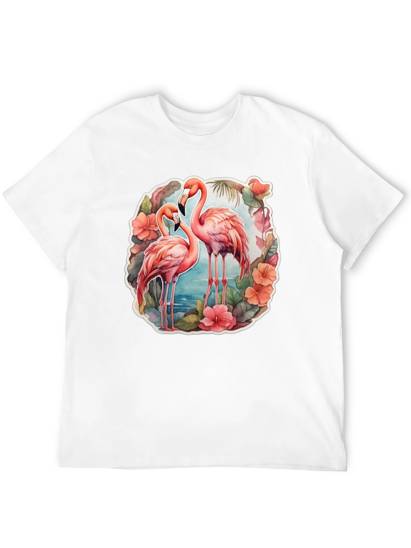 Flamingo Floral Graphic Tee
