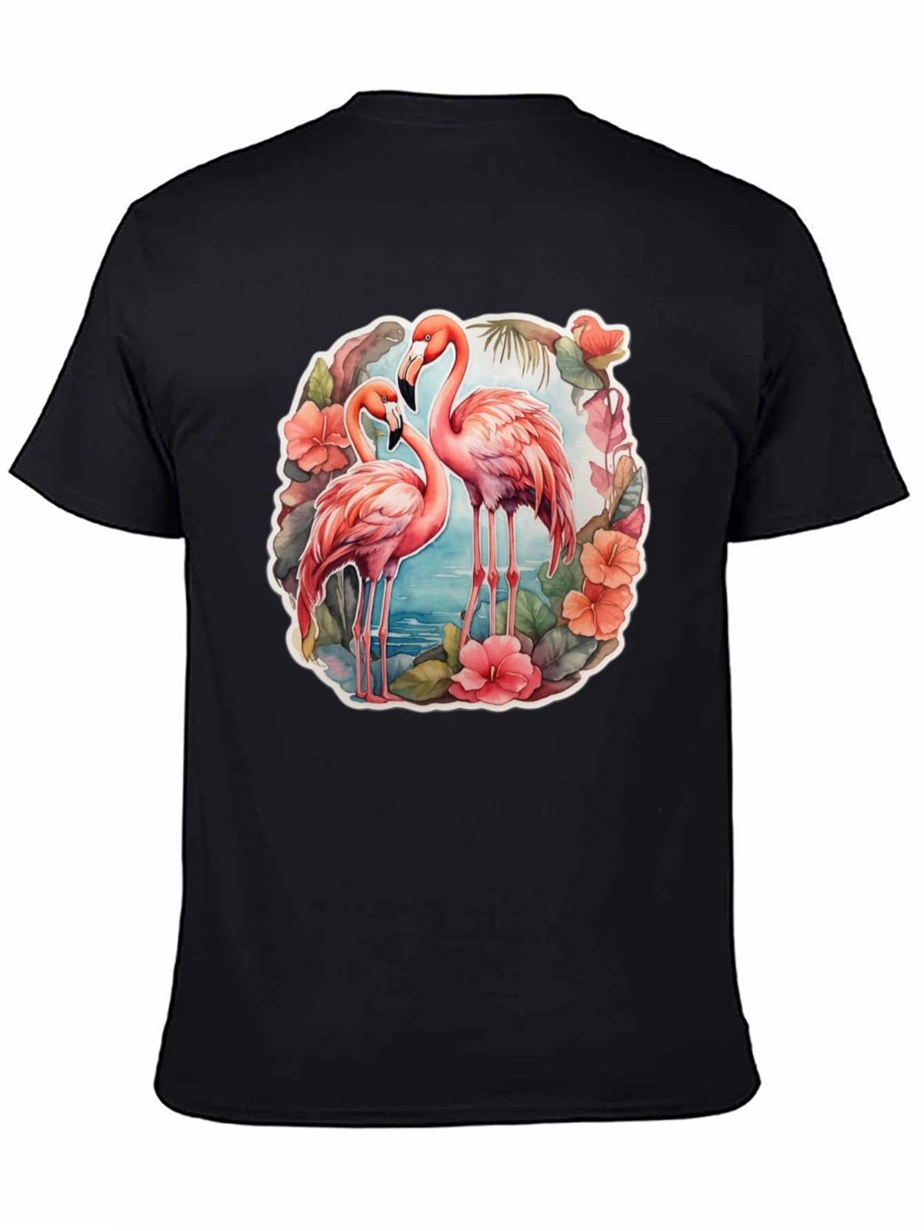 Flamingo Floral Graphic Tee