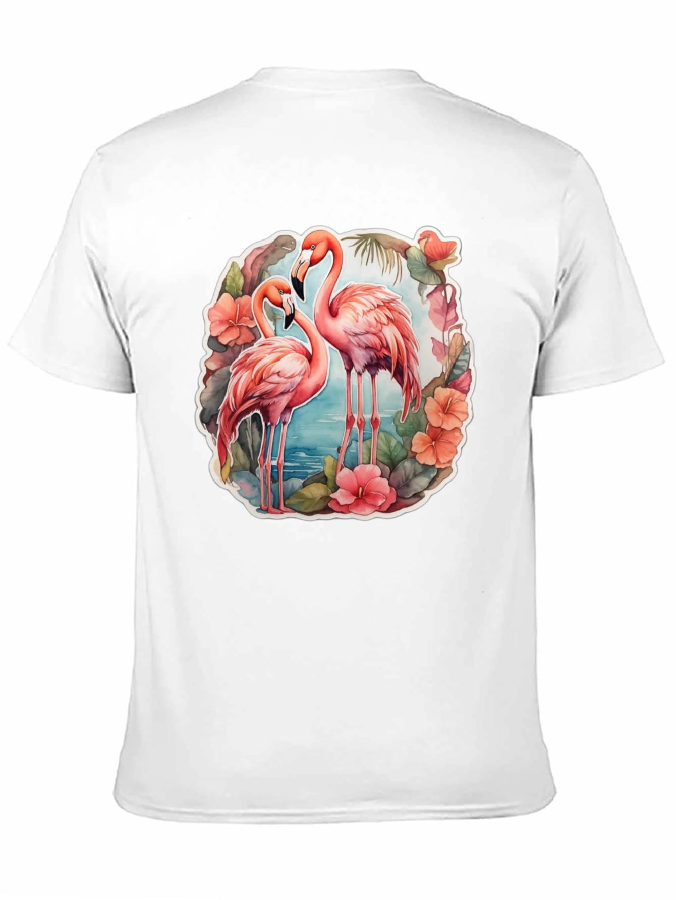 Flamingo Floral Graphic Tee