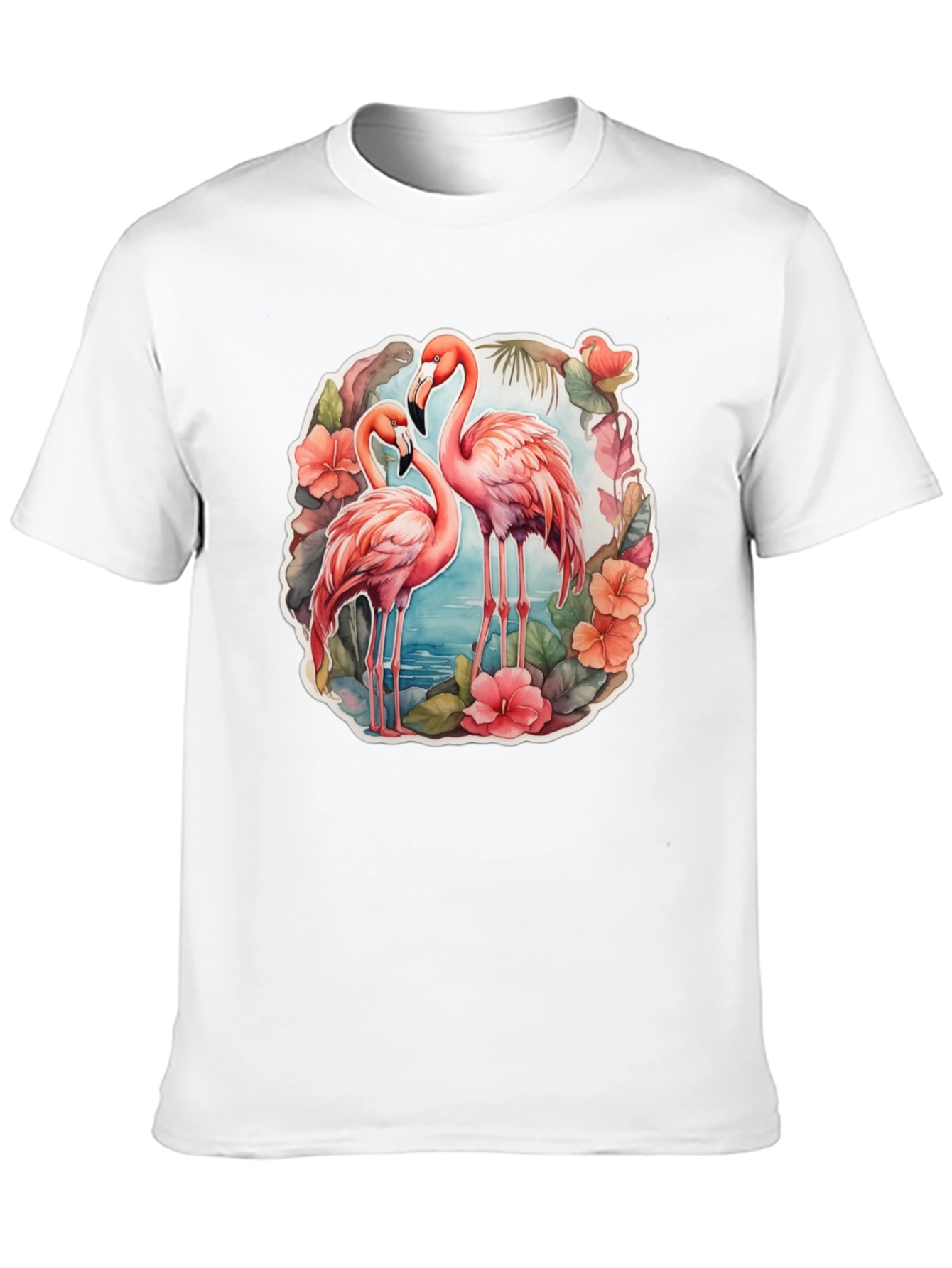 Flamingo Floral Graphic Tee