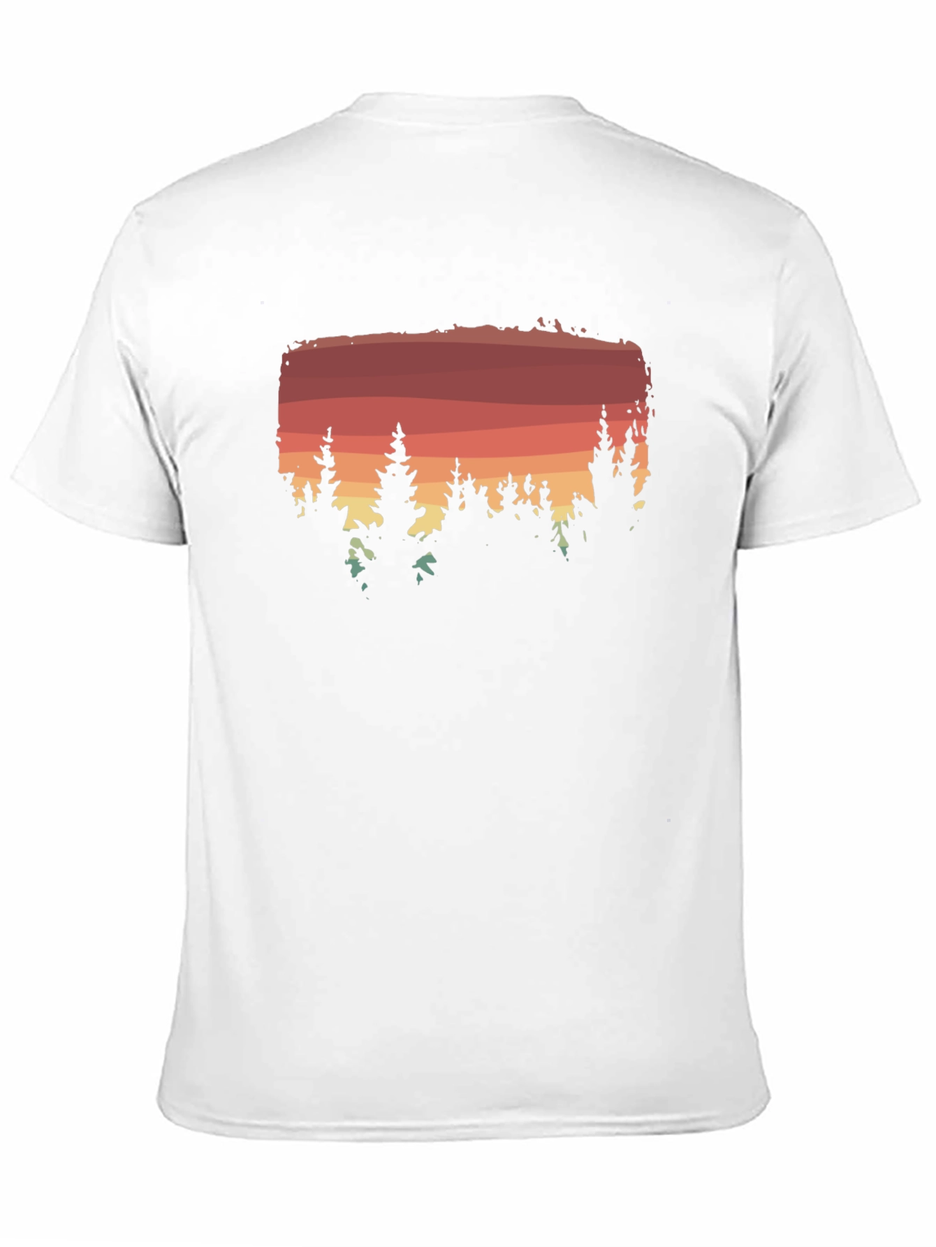 Sunset Forest Graphic Tee - Nature Lovers Shirt