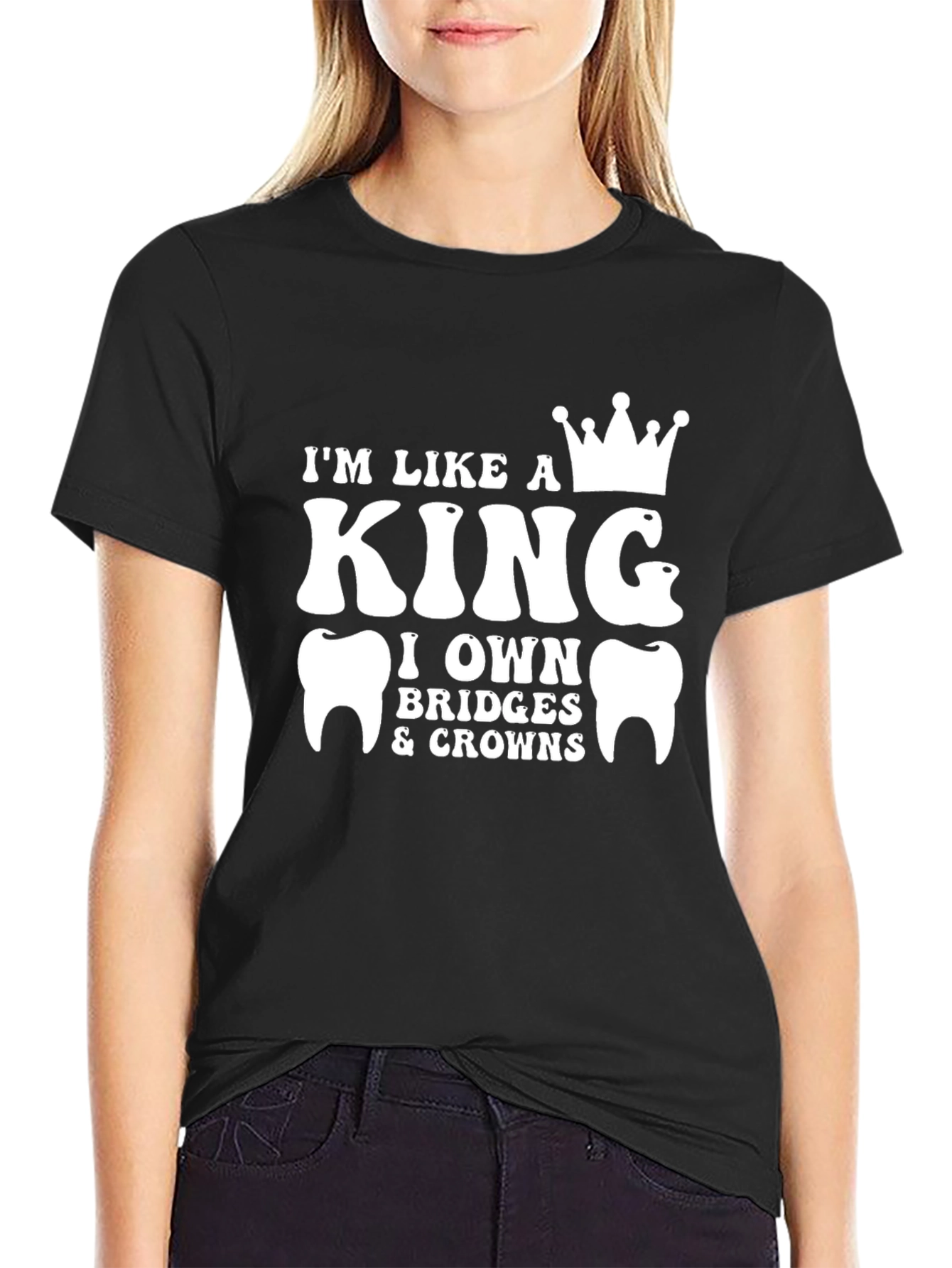 Dentist King Funny Graphic T-Shirt