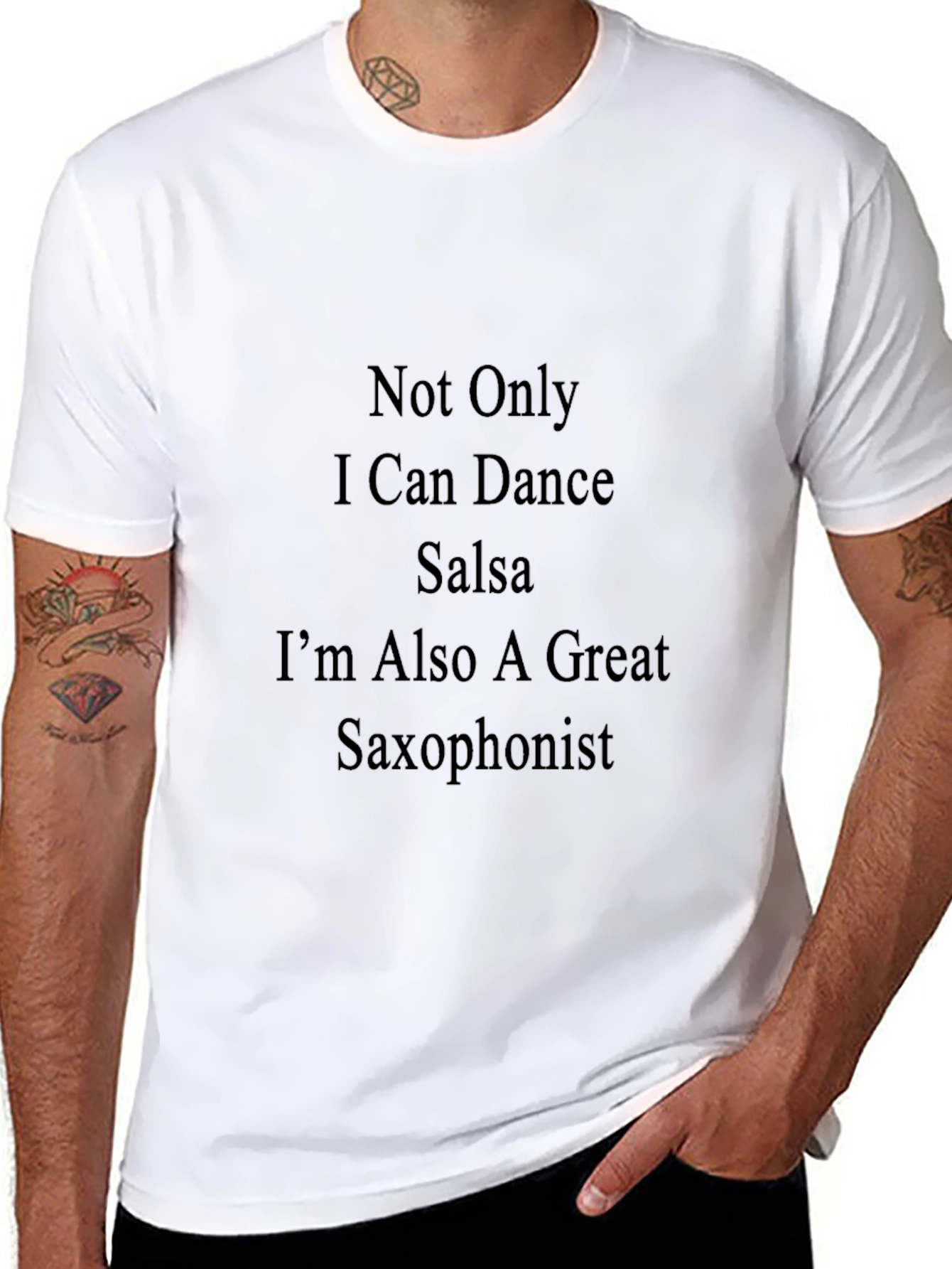Dance & Saxophone Mens Graphic Tee