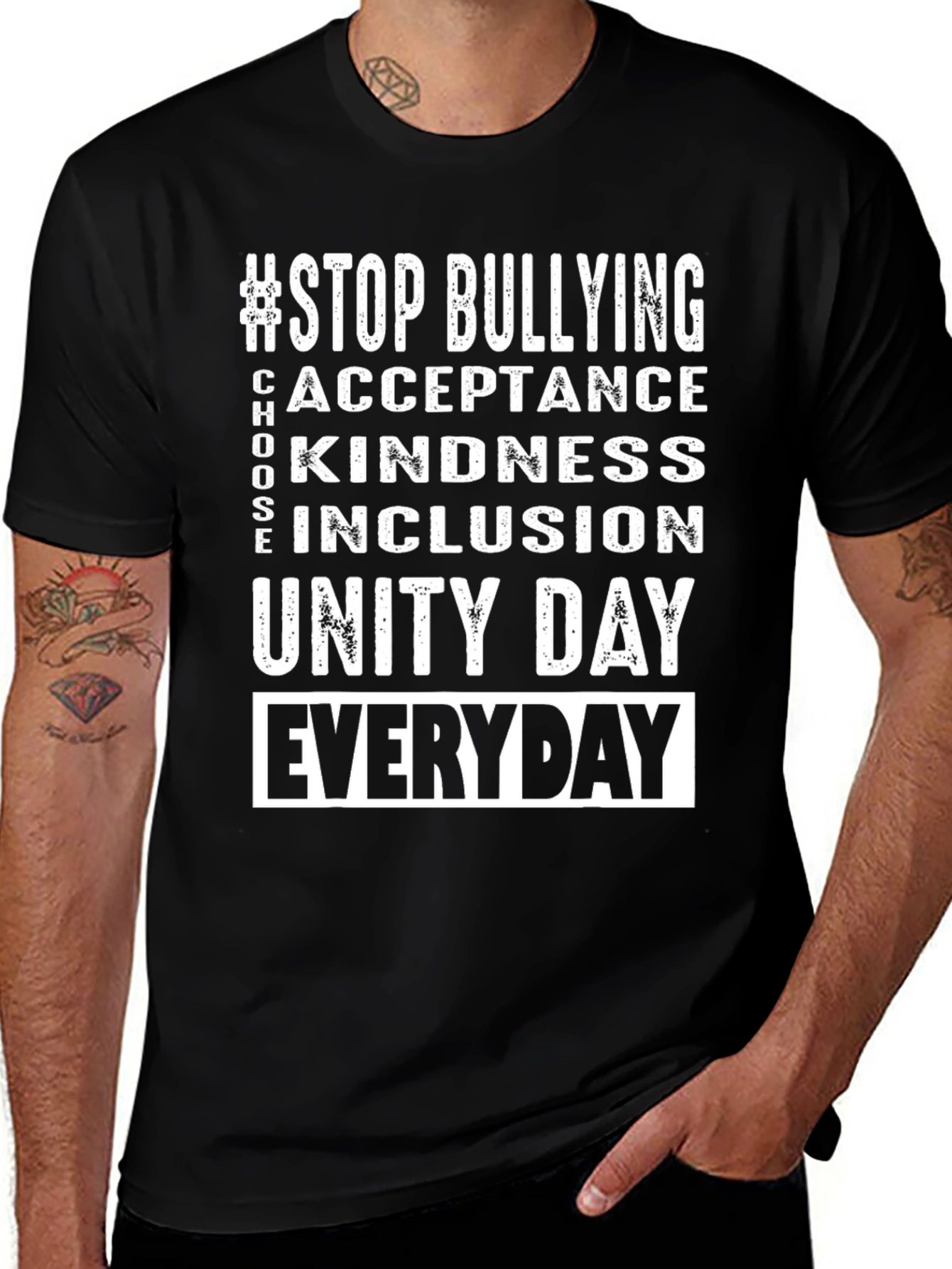 Stop Bullying Choice T-Shirt - Acceptance Kindness Inclusion