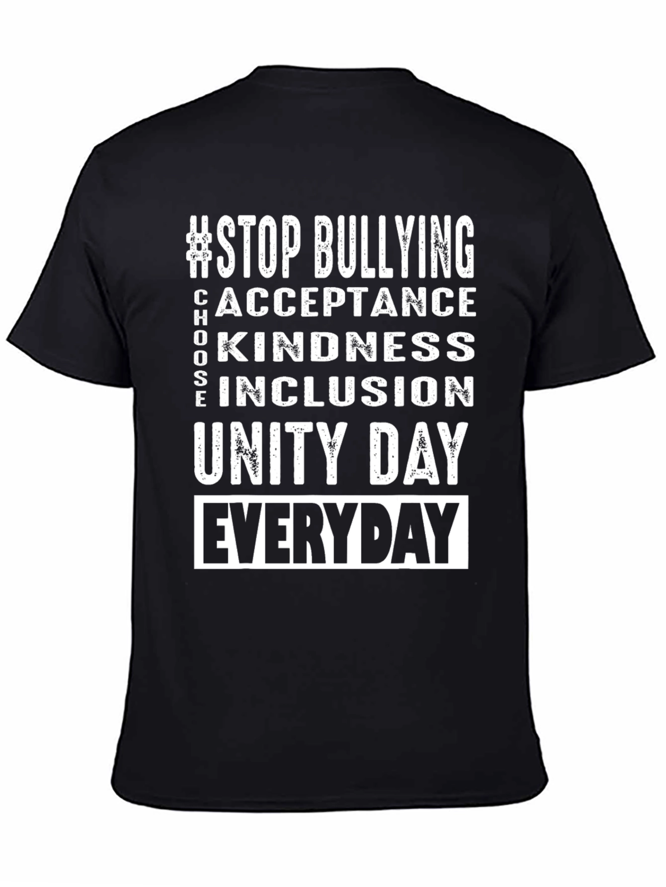 Stop Bullying Choice T-Shirt - Acceptance Kindness Inclusion