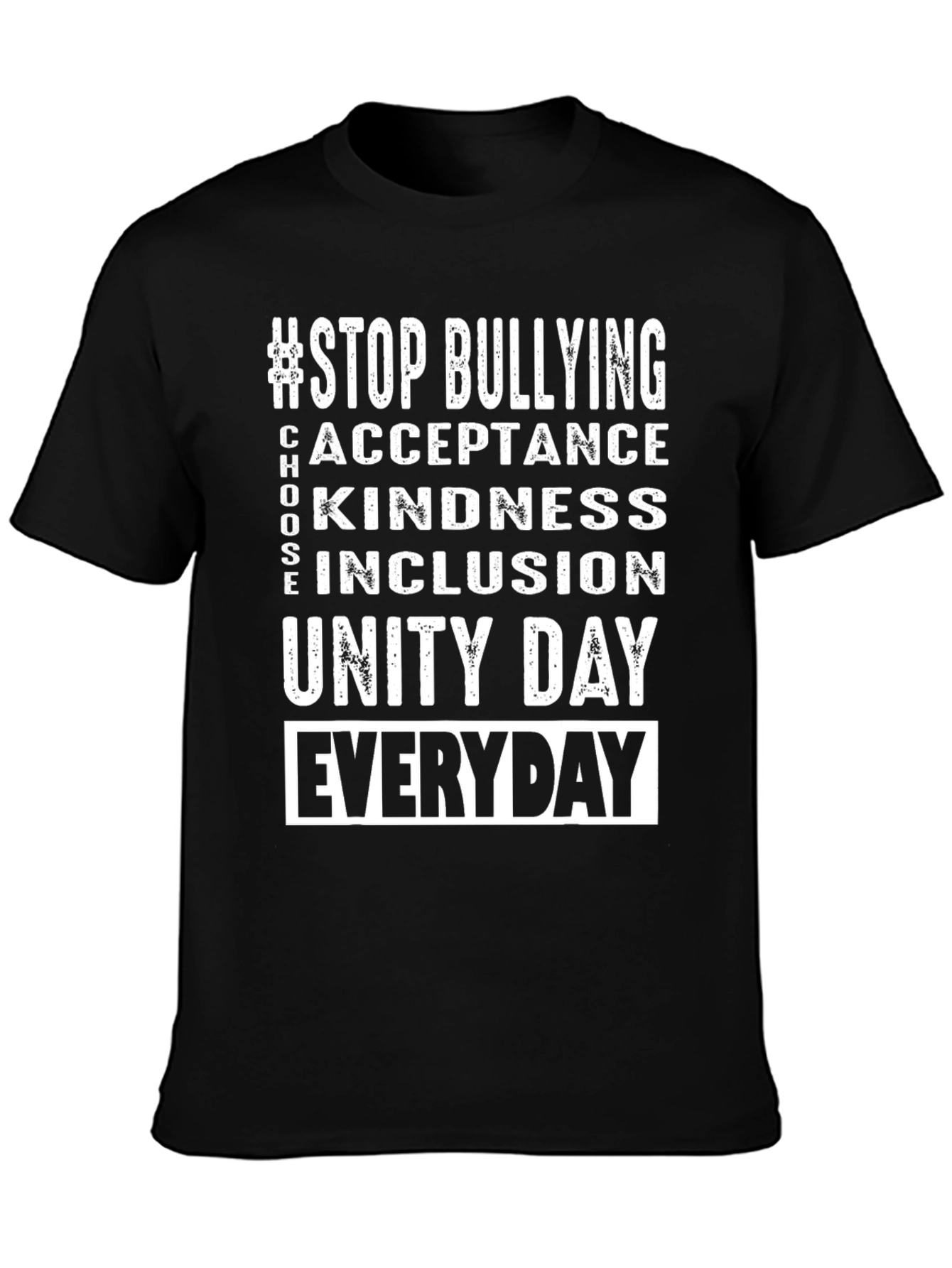 Stop Bullying Choice T-Shirt - Acceptance Kindness Inclusion