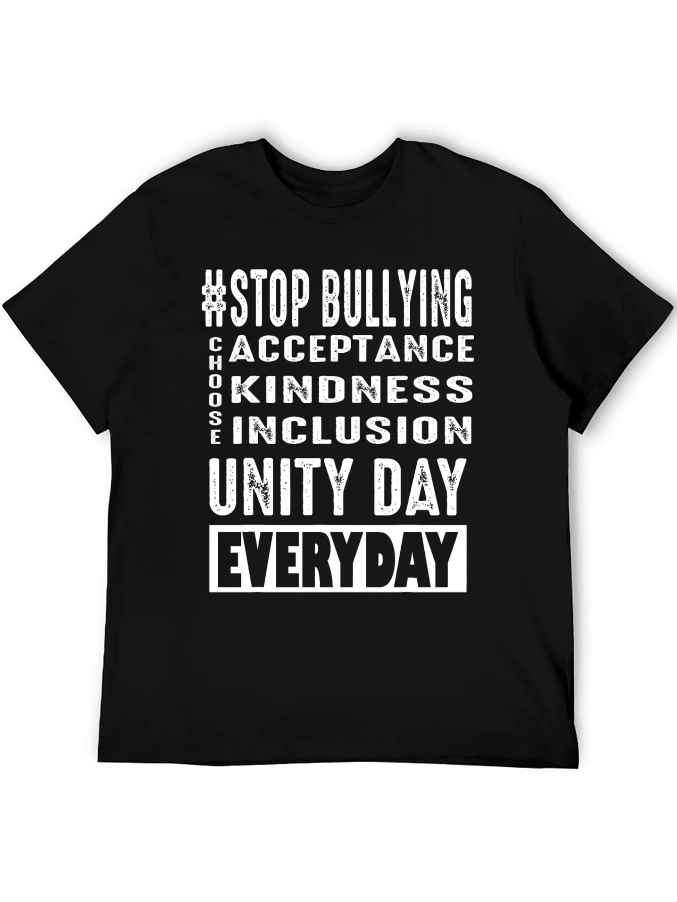 Stop Bullying Choice T-Shirt - Acceptance Kindness Inclusion