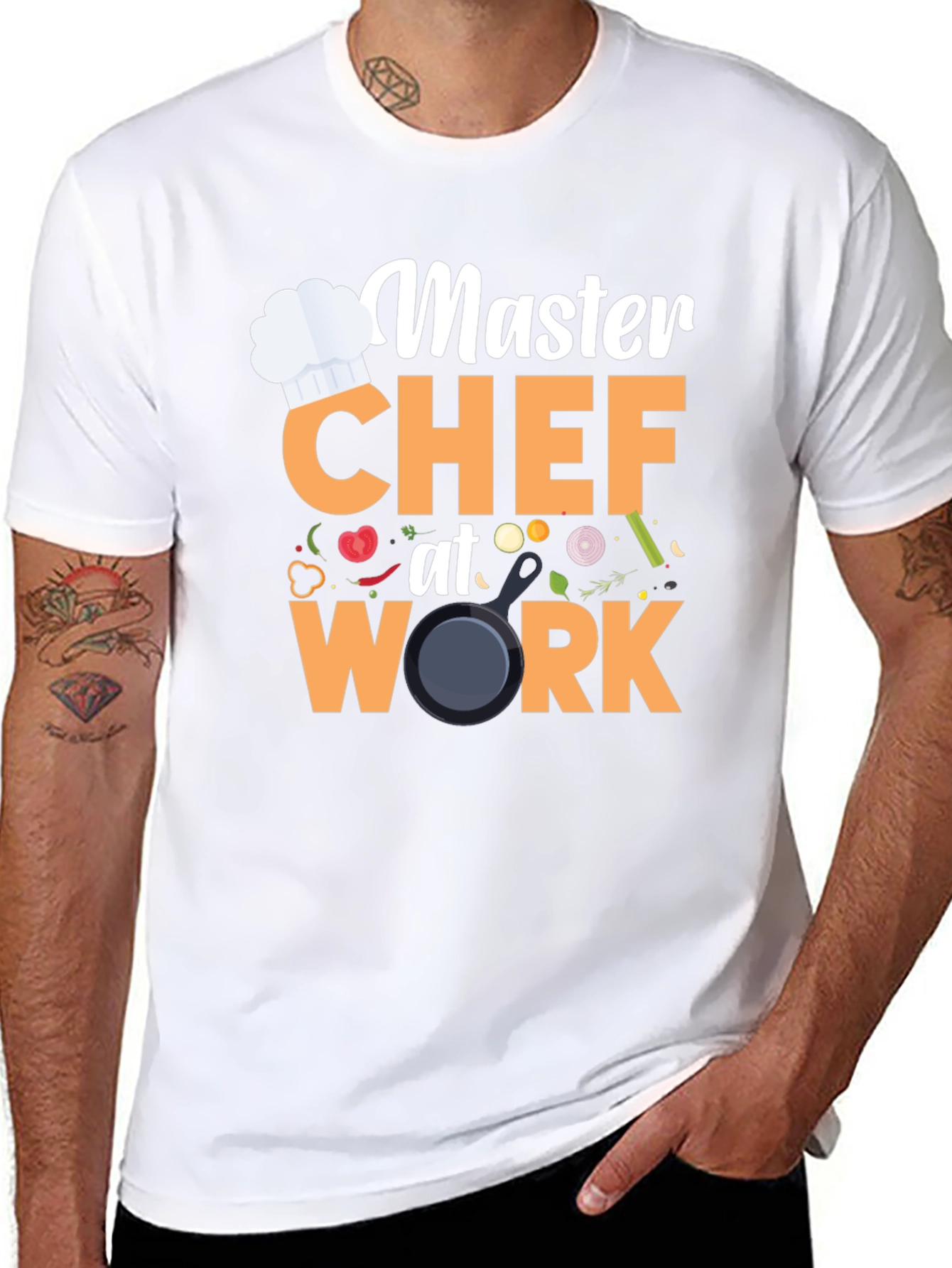 Master Chef at Work Graphic T-Shirt