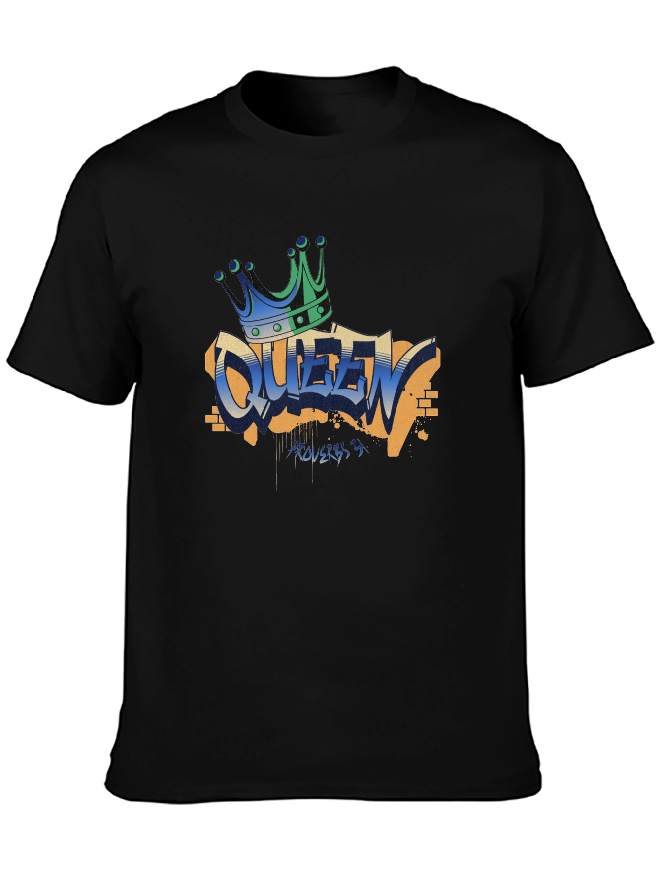 Queen Graffiti T-Shirt - Crown Graphic Tee