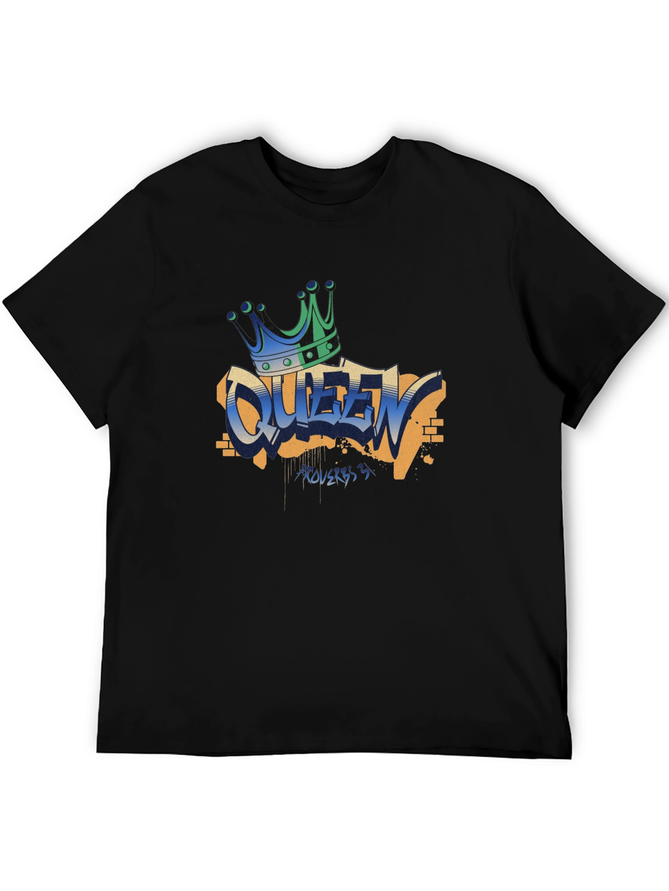 Queen Graffiti T-Shirt - Crown Graphic Tee