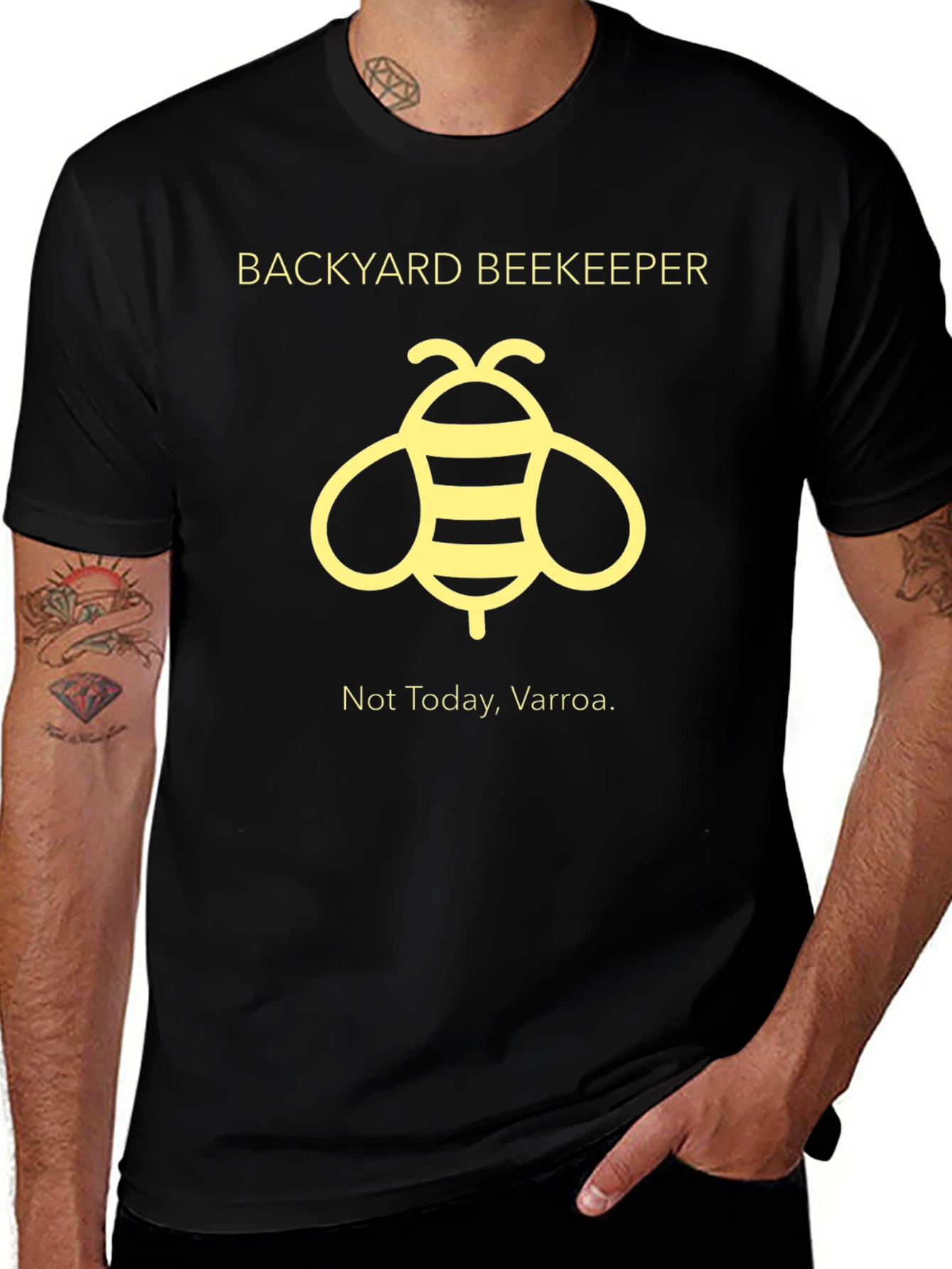 Backyard Beekeeper T-Shirt - Bee Graphic Tee