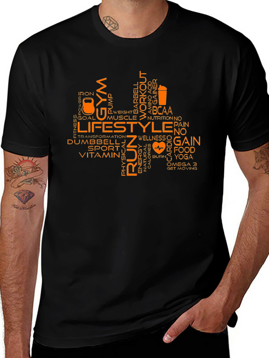 Fitness Lifestyle Graphic T-Shirt - Gym & Workout Apparel